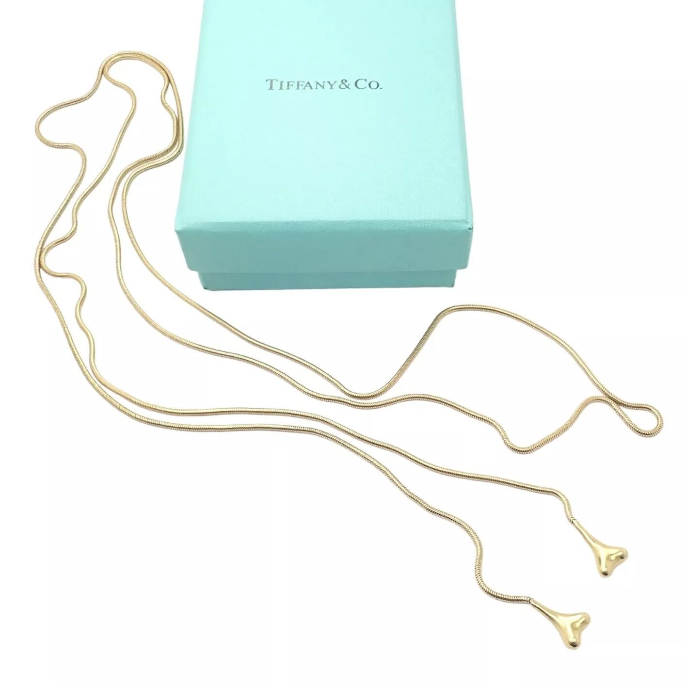 Tiffany & Co. Tiffany & Co 18k Yellow Gold 51" Extra Long Ginkgo Necklace Size ONE SIZE - 3 Thumbnail
