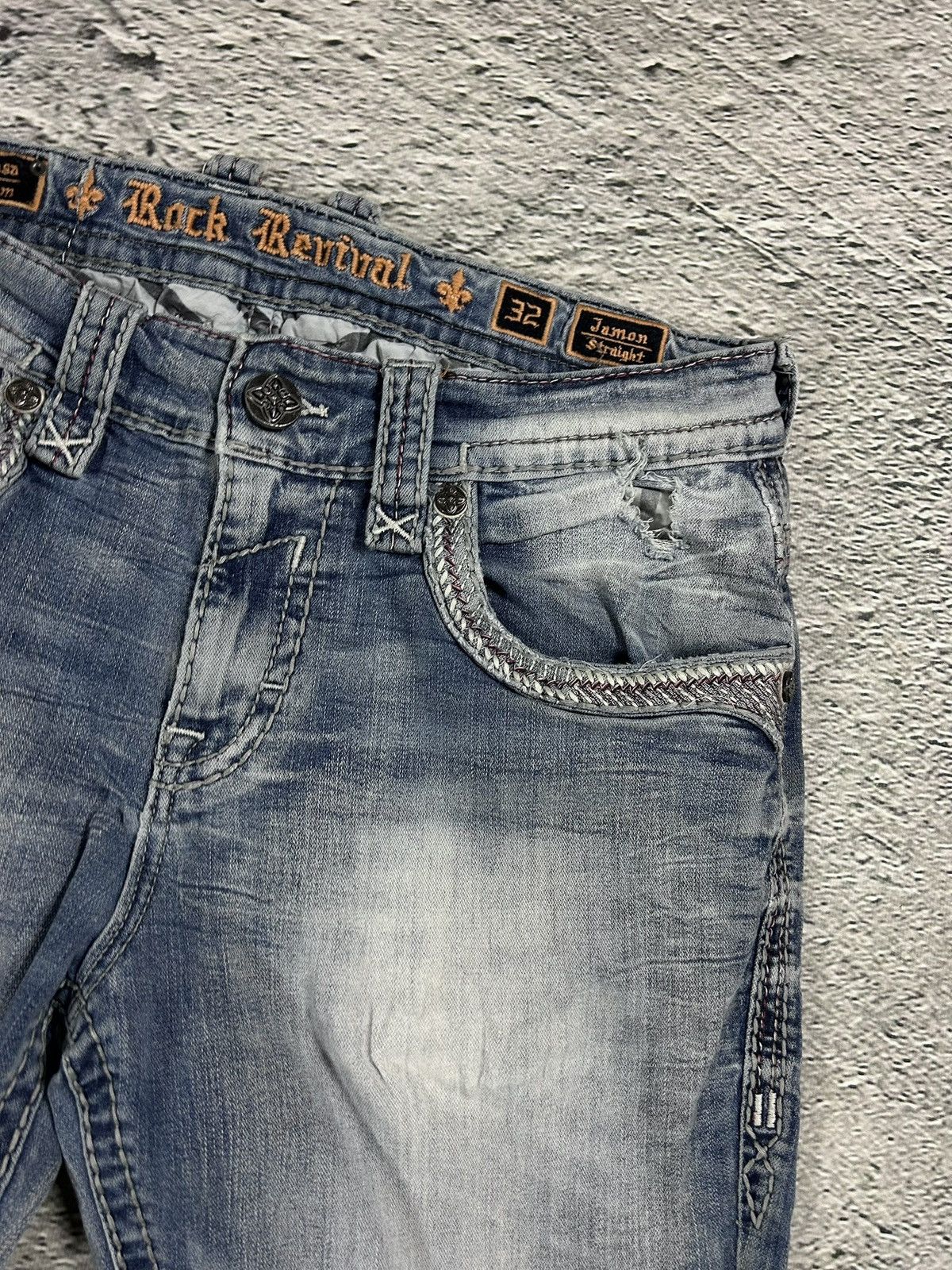 Rock Revival Rock Revival jeans washed Y2K Jamon Straight Size US 32 / EU 48 - 9 Thumbnail