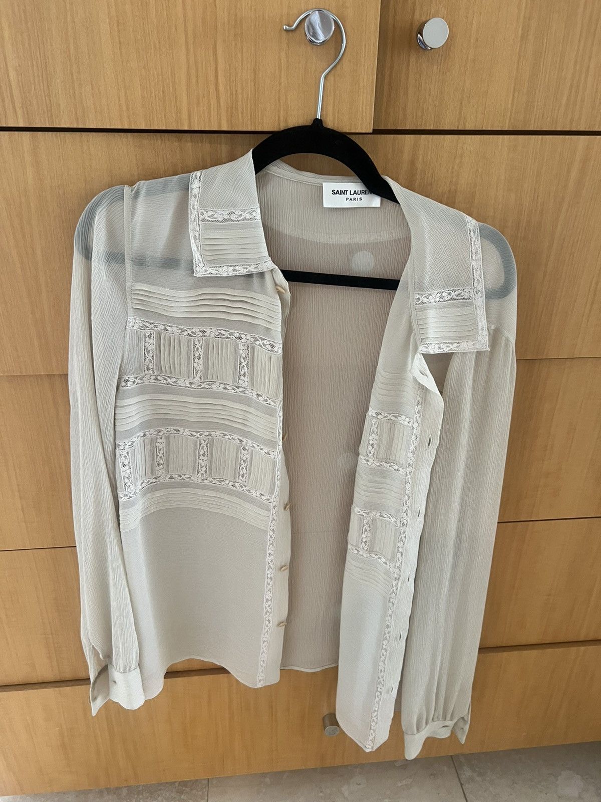 Saint Laurent Paris Saint Laurent Button up Size US M / EU 48-50 / 2 - 2 Thumbnail