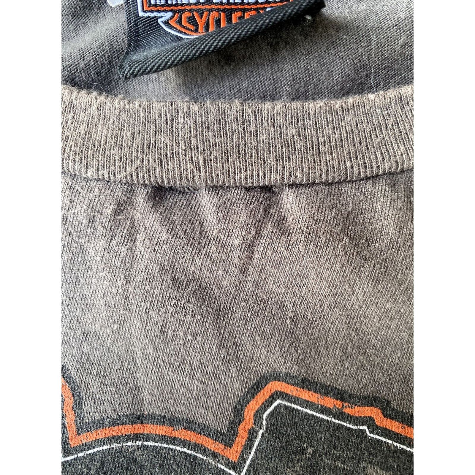 Harley Davidson Harley-Davidson T-Shirt Men 2XL Black Graphic Print Biker Motorcycle Crew Neck Short Sleeve Vintage No (Y2K) Size US XXL / EU 58 / 5 - 5 Thumbnail