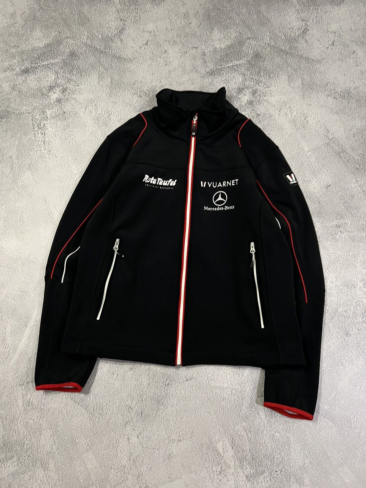 Mercedes-Benz × Vintage Vintage Y2k Mercedes-Benz Racing Soft Shell Jacket 00’s Size US XL / EU 56 / 4 - 1 Thumbnail