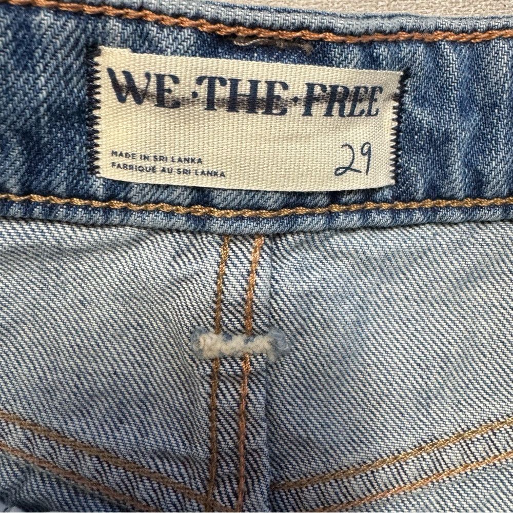 Free People NWT New Free People We The Free Chani Denim Maxi Skirt Size Size 29" - 8 Thumbnail