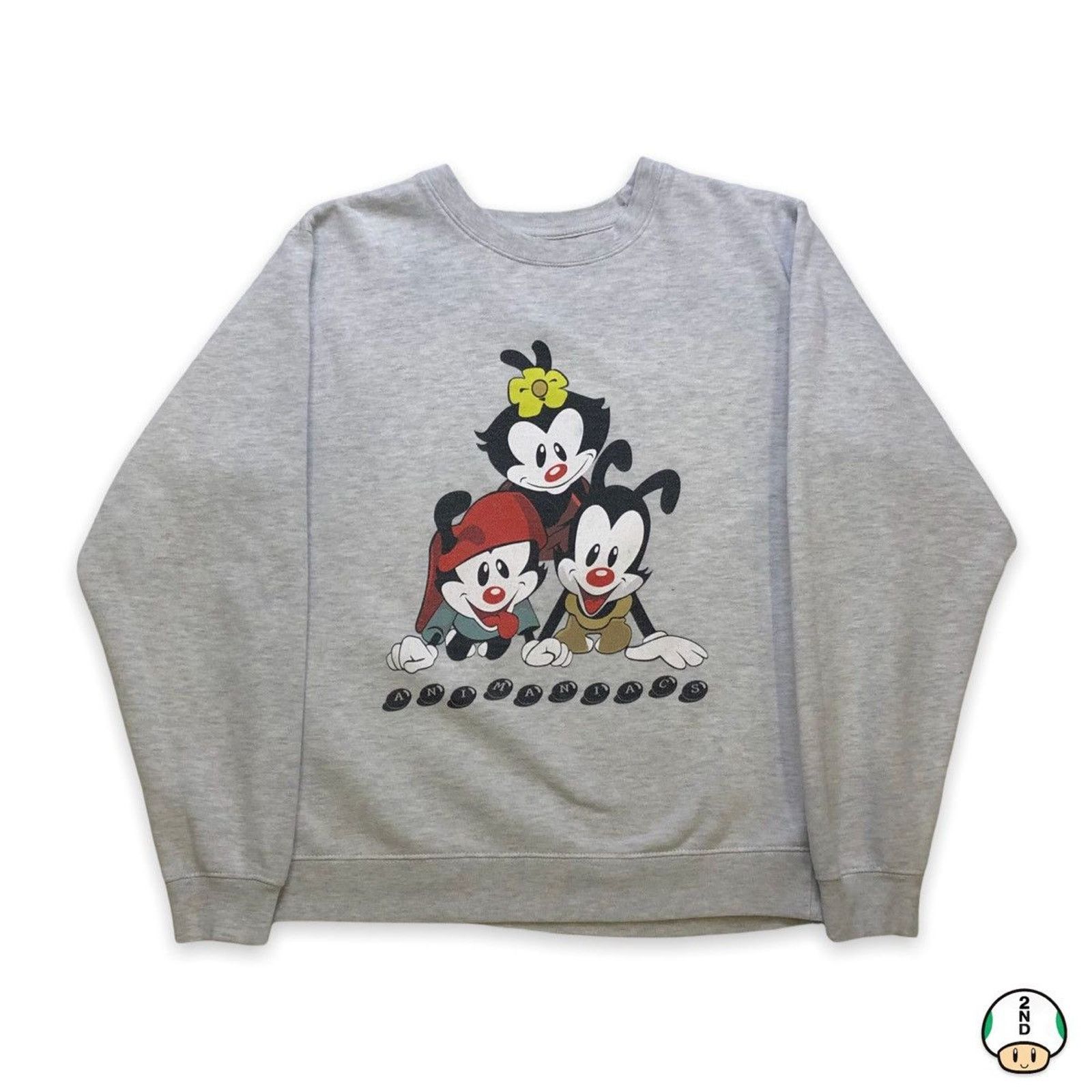 Cartoon Network × Vintage Vintage Warner Bros Anamaniacs Sweatshirt Cartoon Pullover Size US M / EU 48-50 / 2 - 1 Thumbnail