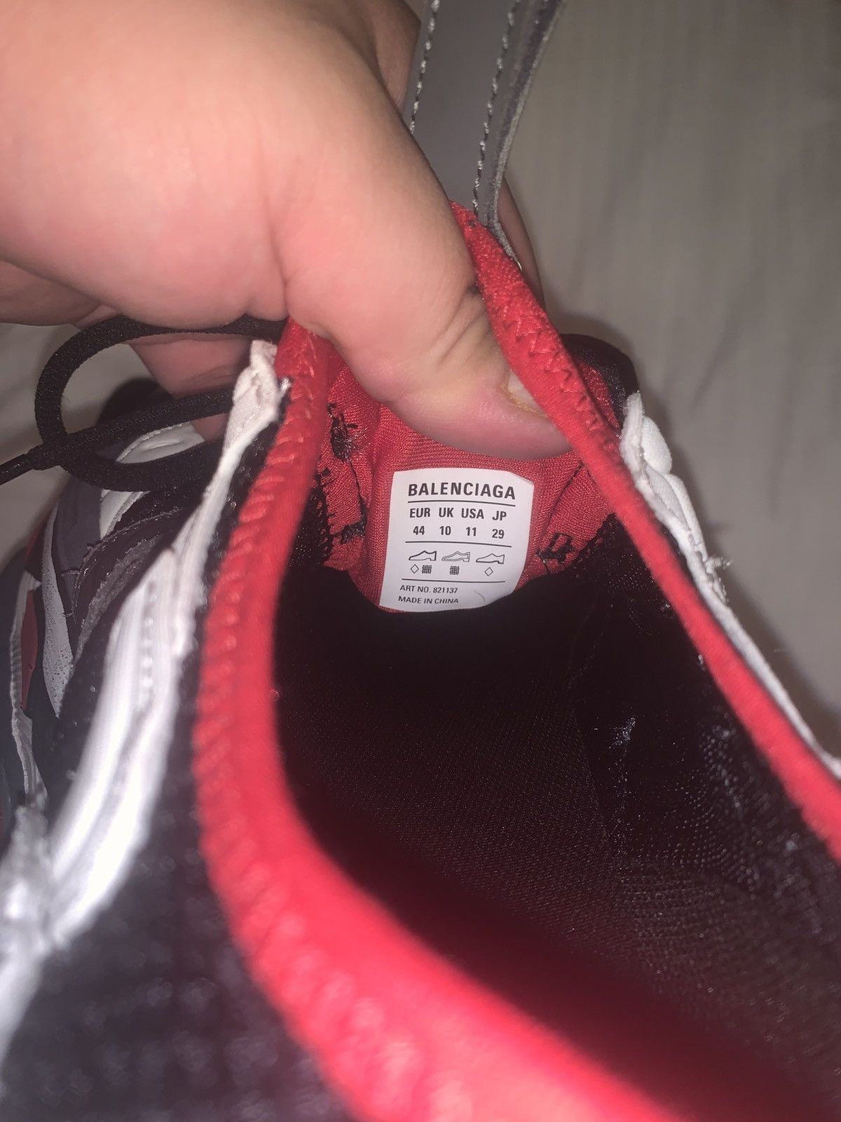 Balenciaga platform sneakers reduced