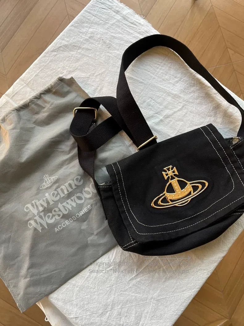 Vivienne Westwood Vivienne Westwood size os Saturn Canvas Bag Size ONE SIZE - 1 Thumbnail