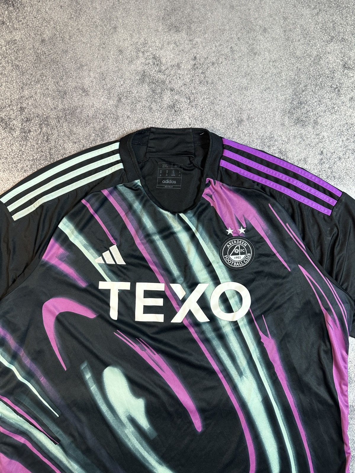 Adidas Adidas Aberdeen Soccer Jersey Streetwear Rare XXL Football Size US XXL / EU 58 / 5 - 2 Thumbnail