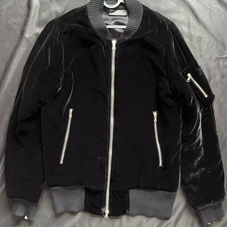 Amiri Amiri 15AW Silk Velvet Bomber Jacket Size US S / EU 44-46 / 1 - 1 Thumbnail