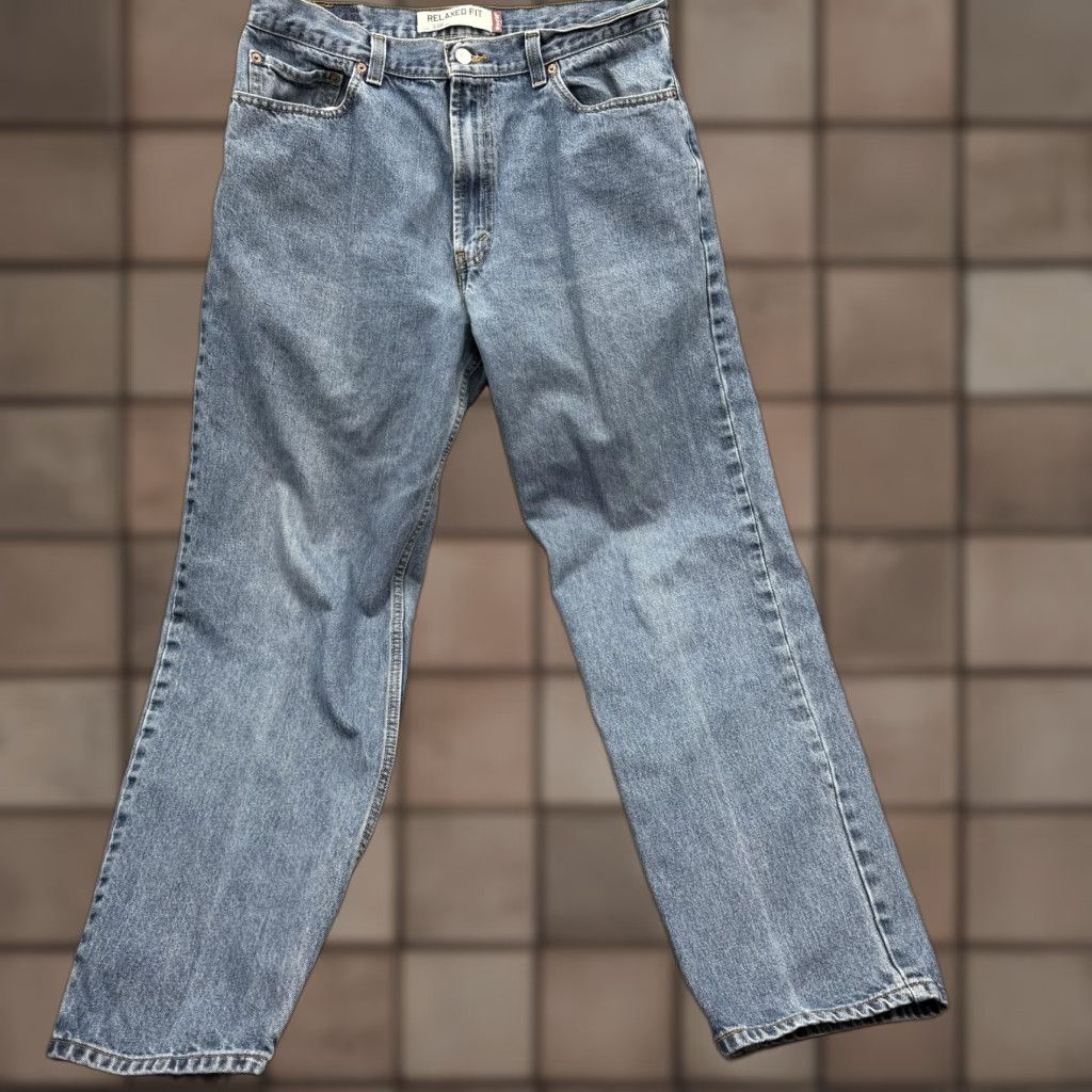 Levi's Levi's 550 Jeans Mens 36x32 Blue Relaxed Fit Tapered Leg Denim Size US 36 / EU 52 - 1 Thumbnail