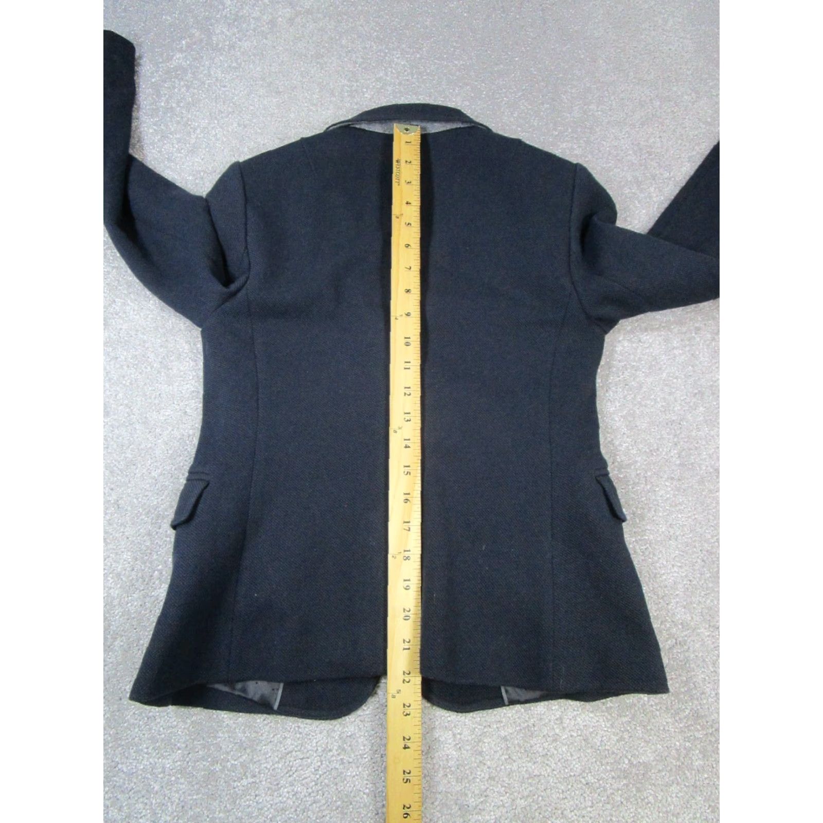 Banana Republic Banana Republic Blazer Womens 2 Blue Cotton Sports Coat Size XS / US 0-2 / IT 36-38 - 7 Thumbnail