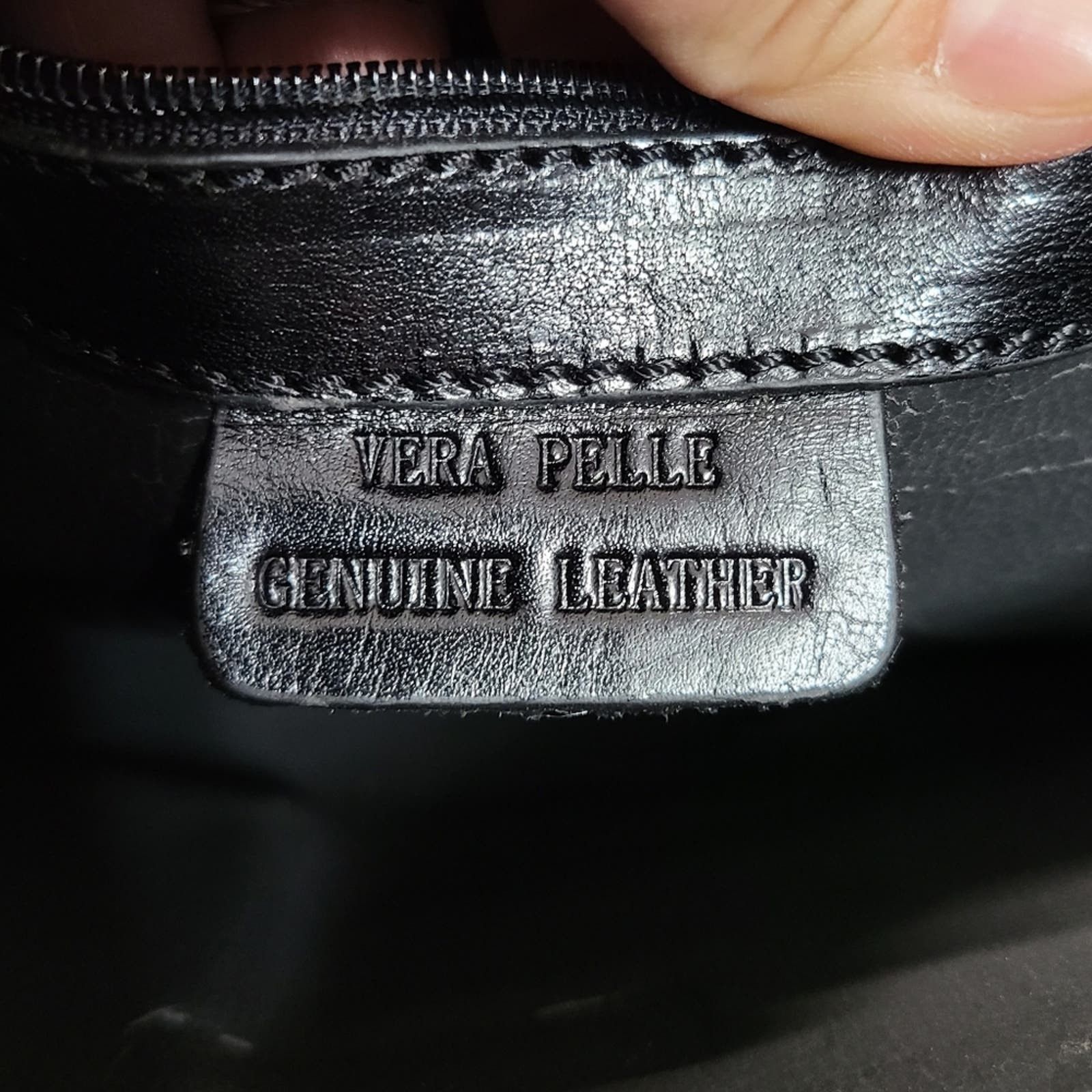 Vera Pelle Vera Pelle Leather Messenger Bag Size ONE SIZE - 4 Thumbnail