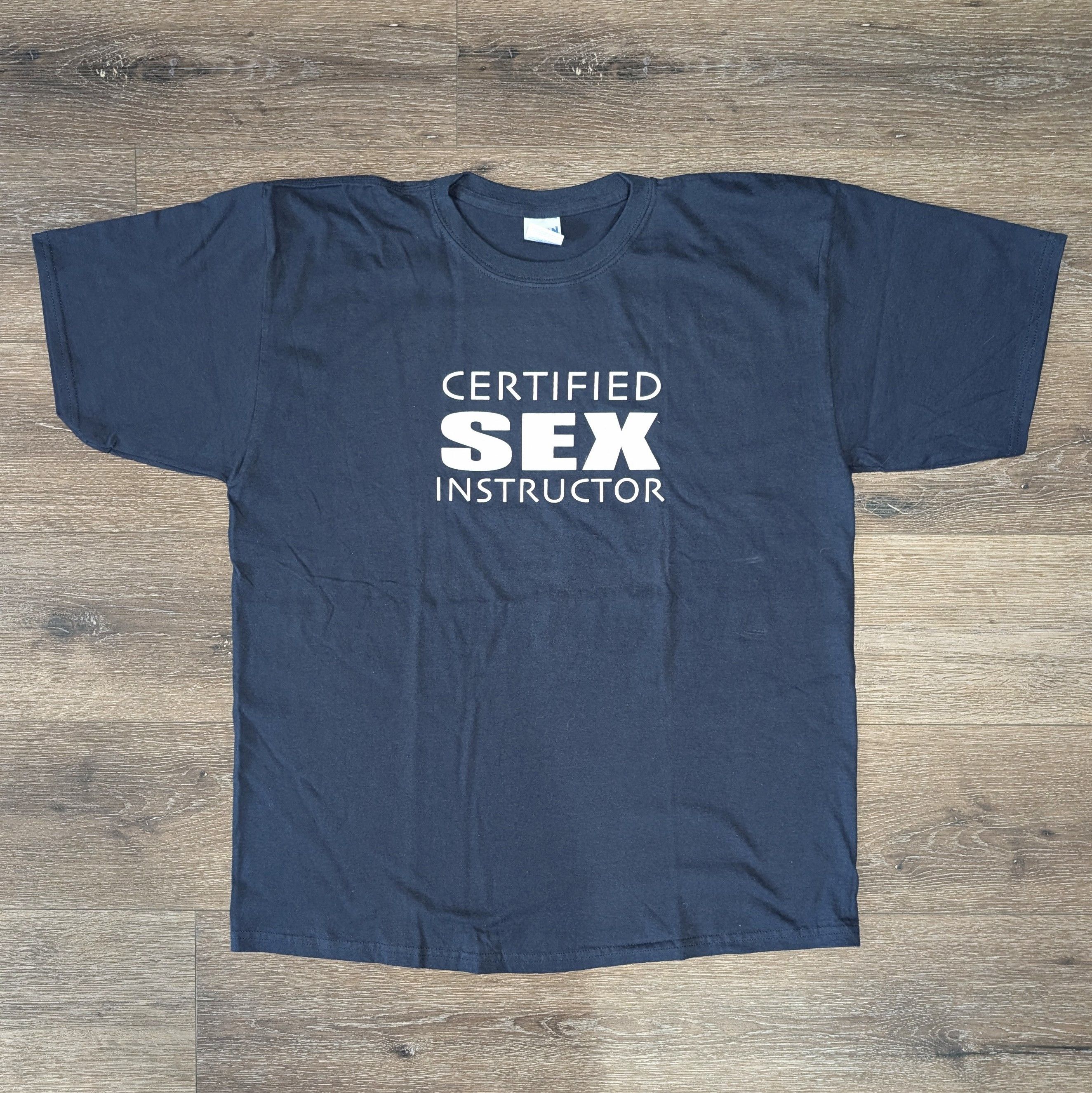 Vintage Vintage Certified Sex Instructor t-shirt - SIZE XL Size US XL / EU 56 / 4 - 1 Thumbnail