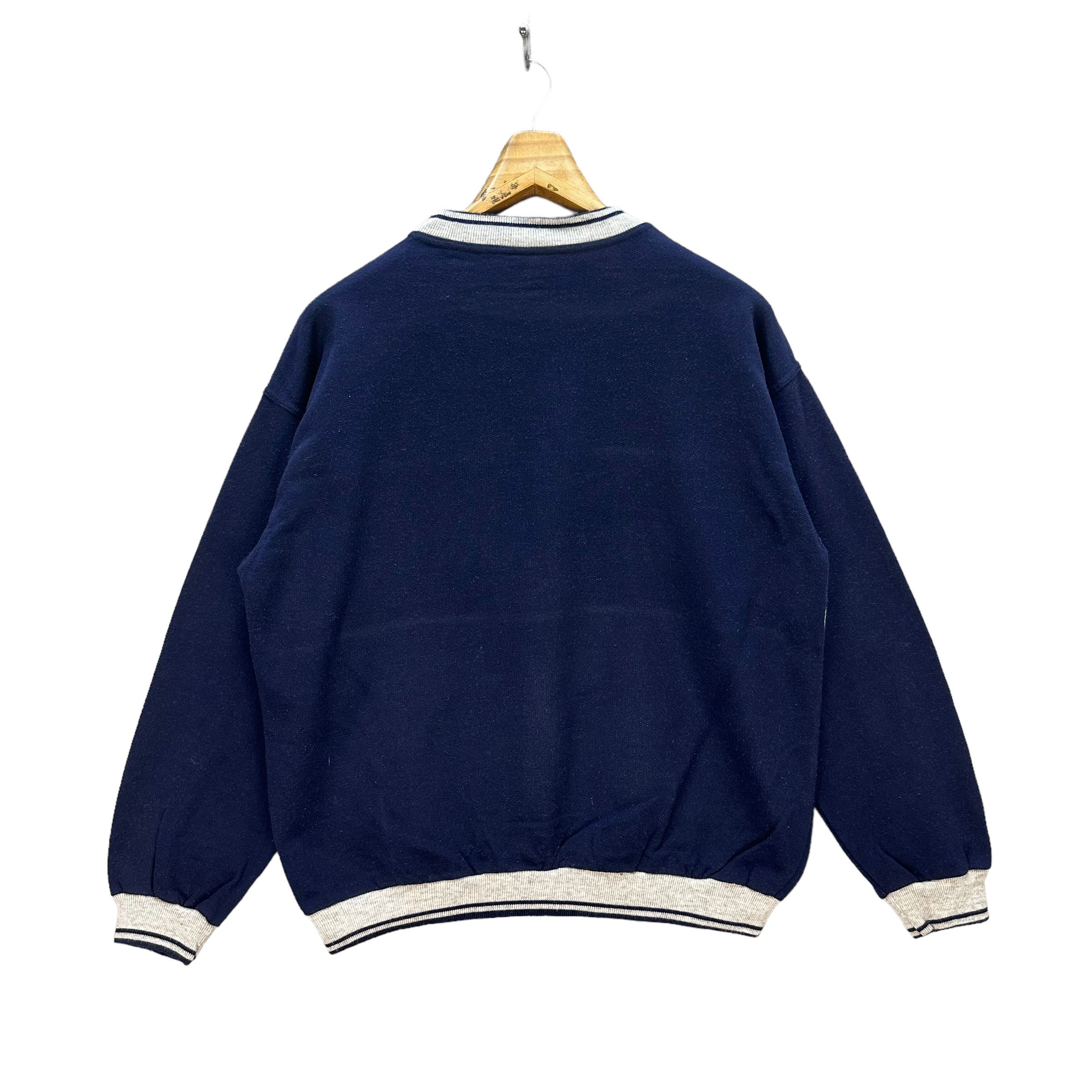Trussardi TRUSSARDI EMBROIDERY LOGO COLORBLOCK SWEATSHIRT #8569-015 Size US M / EU 48-50 / 2 - 11 Thumbnail