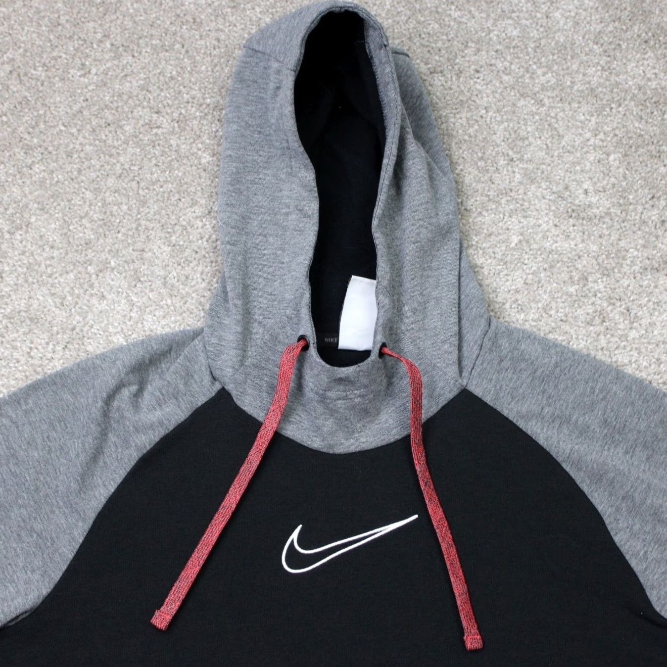 Nike Nike Hoodie Men Medium Gray/Black Therma-Fit Training Hooded Sweatshirt Pullover Size US M / EU 48-50 / 2 - 3 Thumbnail