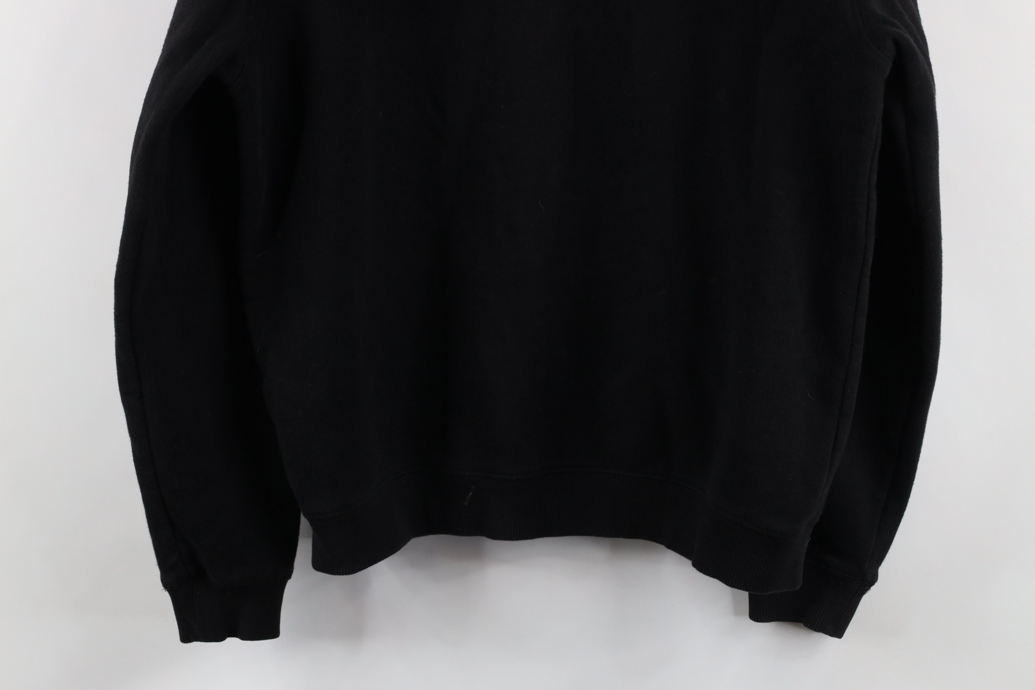 Vintage Vintage 90s Streetwear Full Zip Hoodie Sweatshirt Black Size L / US 10 / IT 46 - 11 Thumbnail