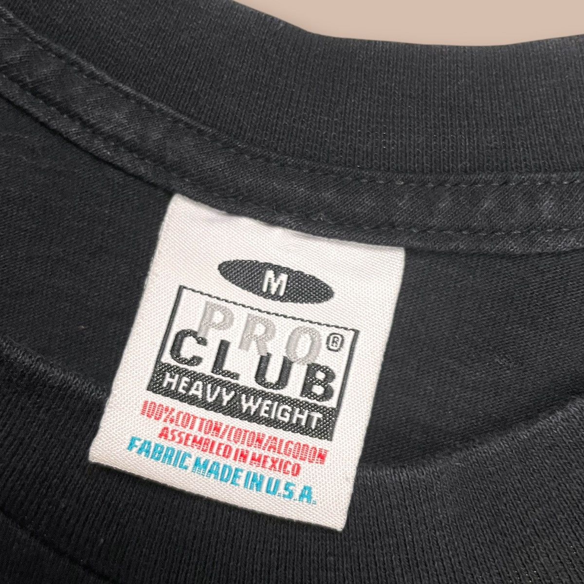 Vintage Vintage Pro Club Black blank Tee Size US M / EU 48-50 / 2 - 5 Thumbnail