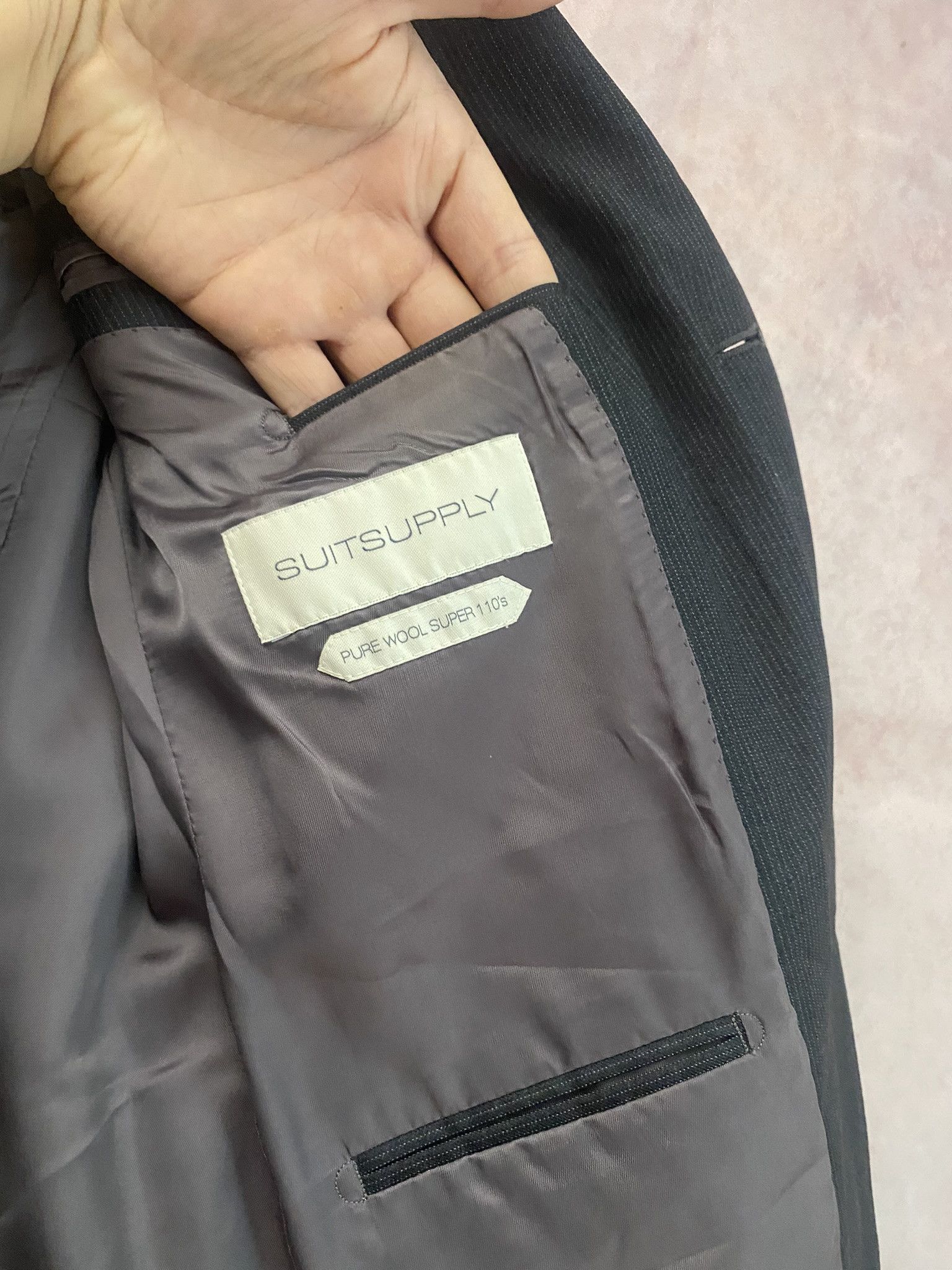 Designer × Suitsupply Suitsupply Vitale Barberis Canonico Blazer Wool Size 38L - 4 Thumbnail