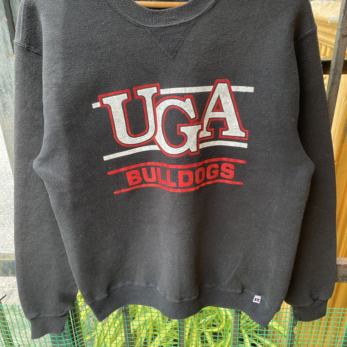 Russell Athletic × Vintage 🔥Vintage 90s UGA Bulldogs Big Logo Sweatshirts Size US M / EU 48-50 / 2 - 5 Thumbnail