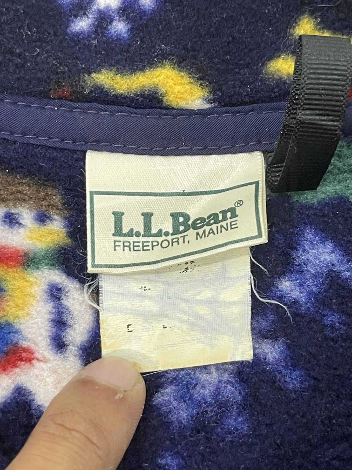 L.L. Bean Vtg L.L. Bean Fleece Snap T Pullover Ski 5🟩9 Size US M / EU 48-50 / 2 - 18 Thumbnail