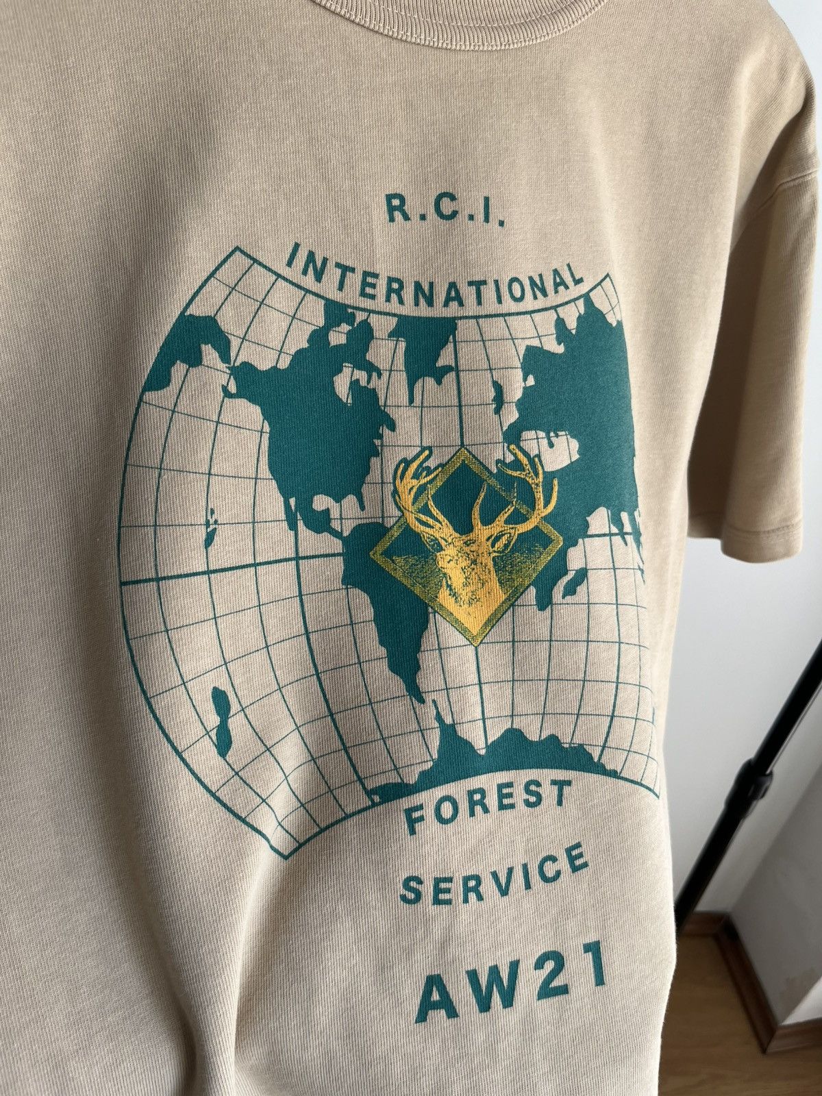Reese Cooper Reese Cooper AW21 “Pyrophyte” print t-shirt Size US M / EU 48-50 / 2 - 6 Thumbnail