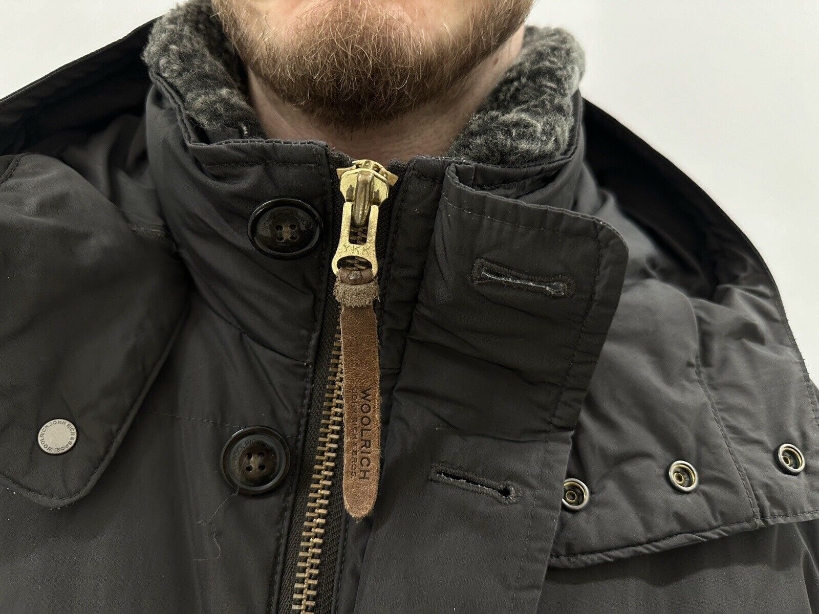 DDP Woolrich Mens Jacket Down Puffer Winter size US-S / EU-M