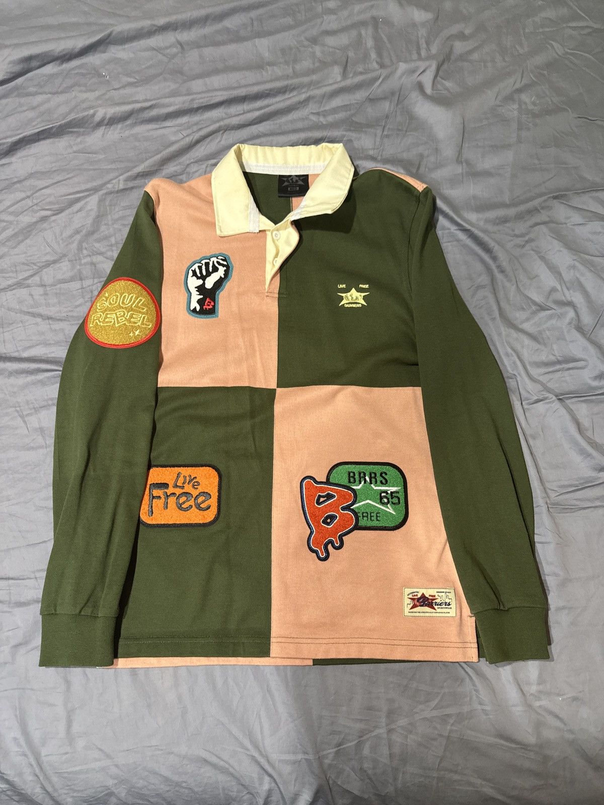 Barriers Barriers Custom Rugby Polo Size US M / EU 48-50 / 2 - 2 Thumbnail