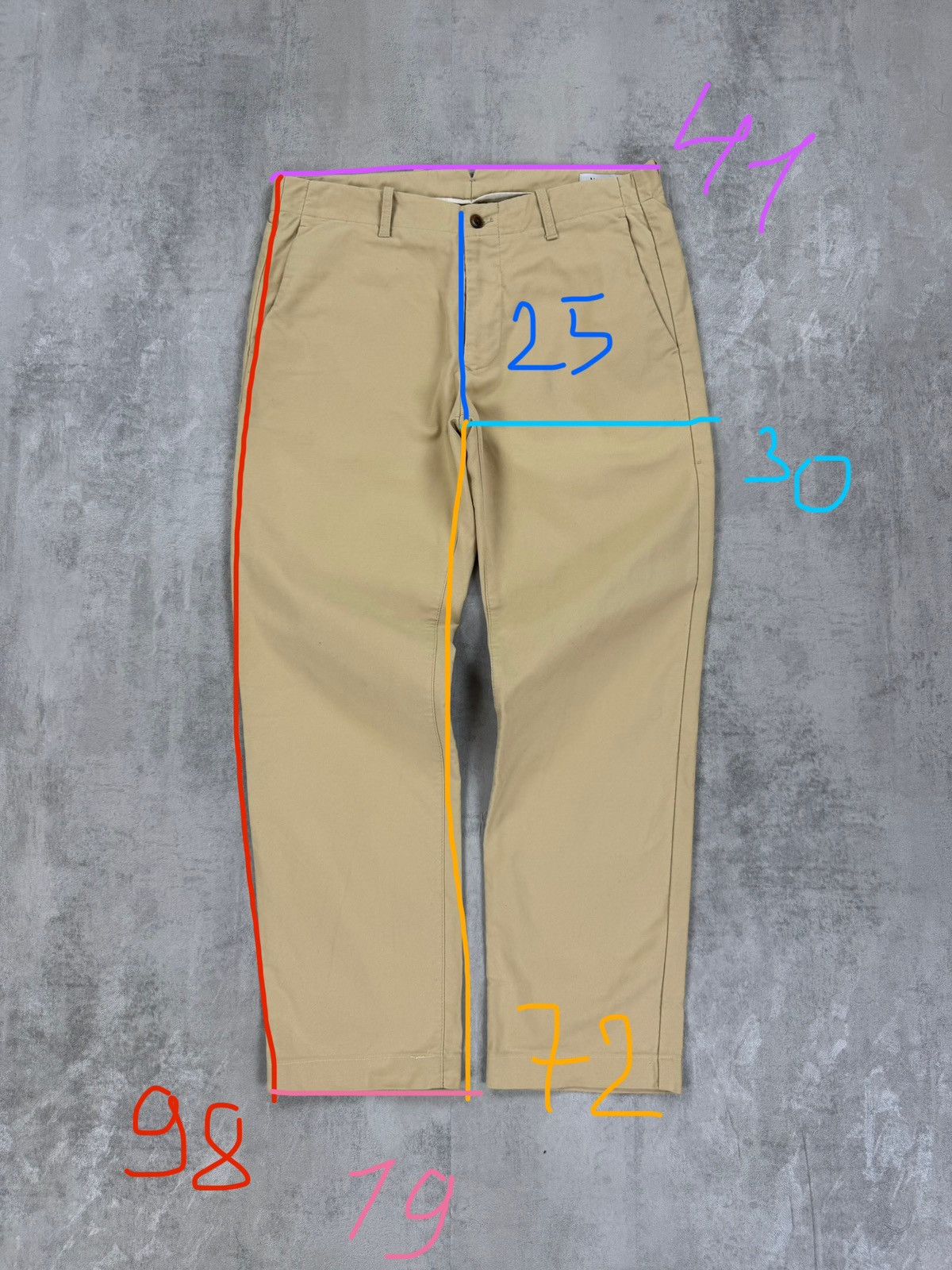 NN07 NN07 Chino Beige Pants Cropped Slim Fit Mens Size 31x29 Size US 31 - 7 Thumbnail