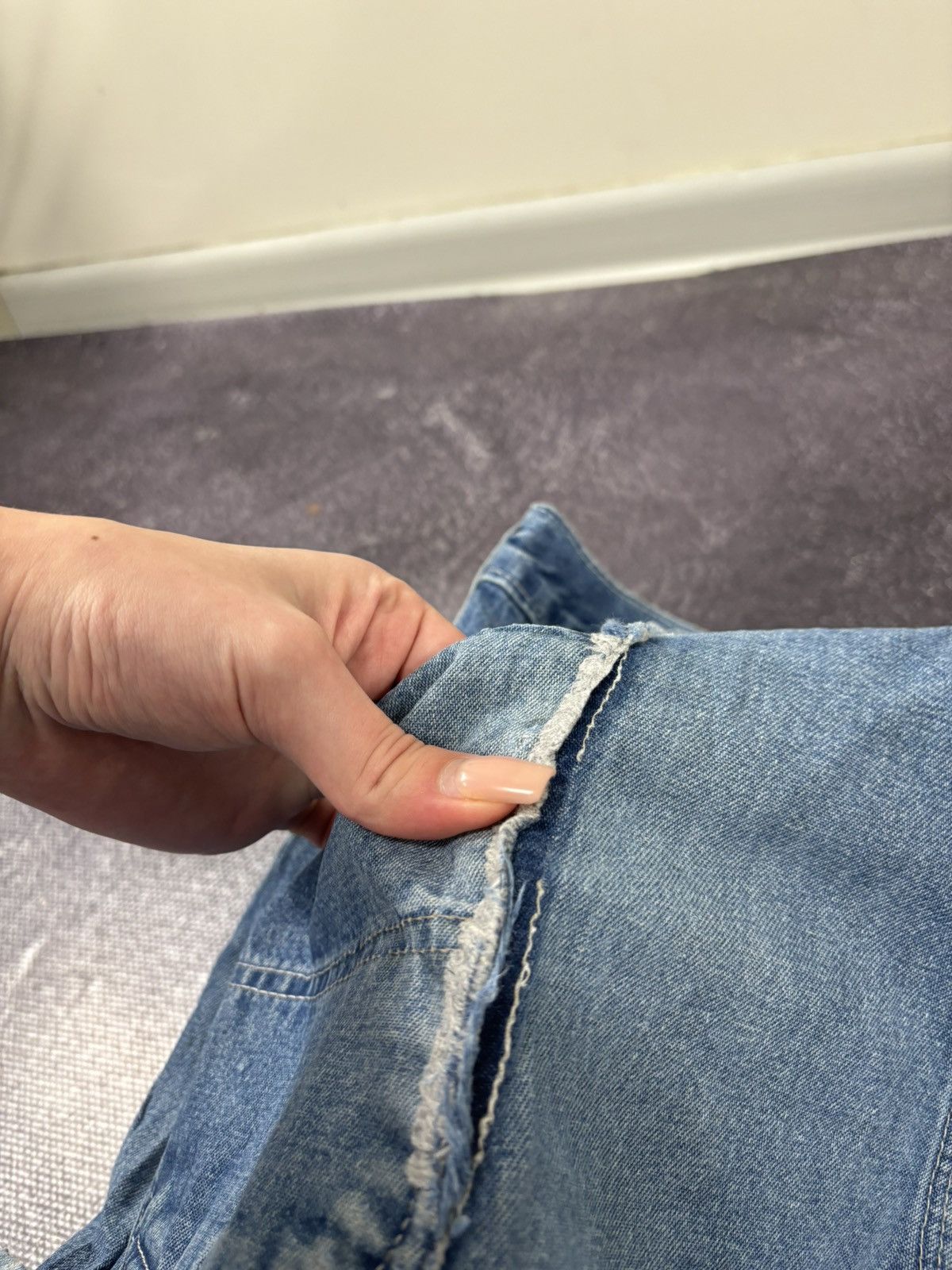 Carhartt Vintage 90s Carhartt USA Blue Denim Hype Baggy Jeans Size US 40 / EU 56 - 8 Thumbnail