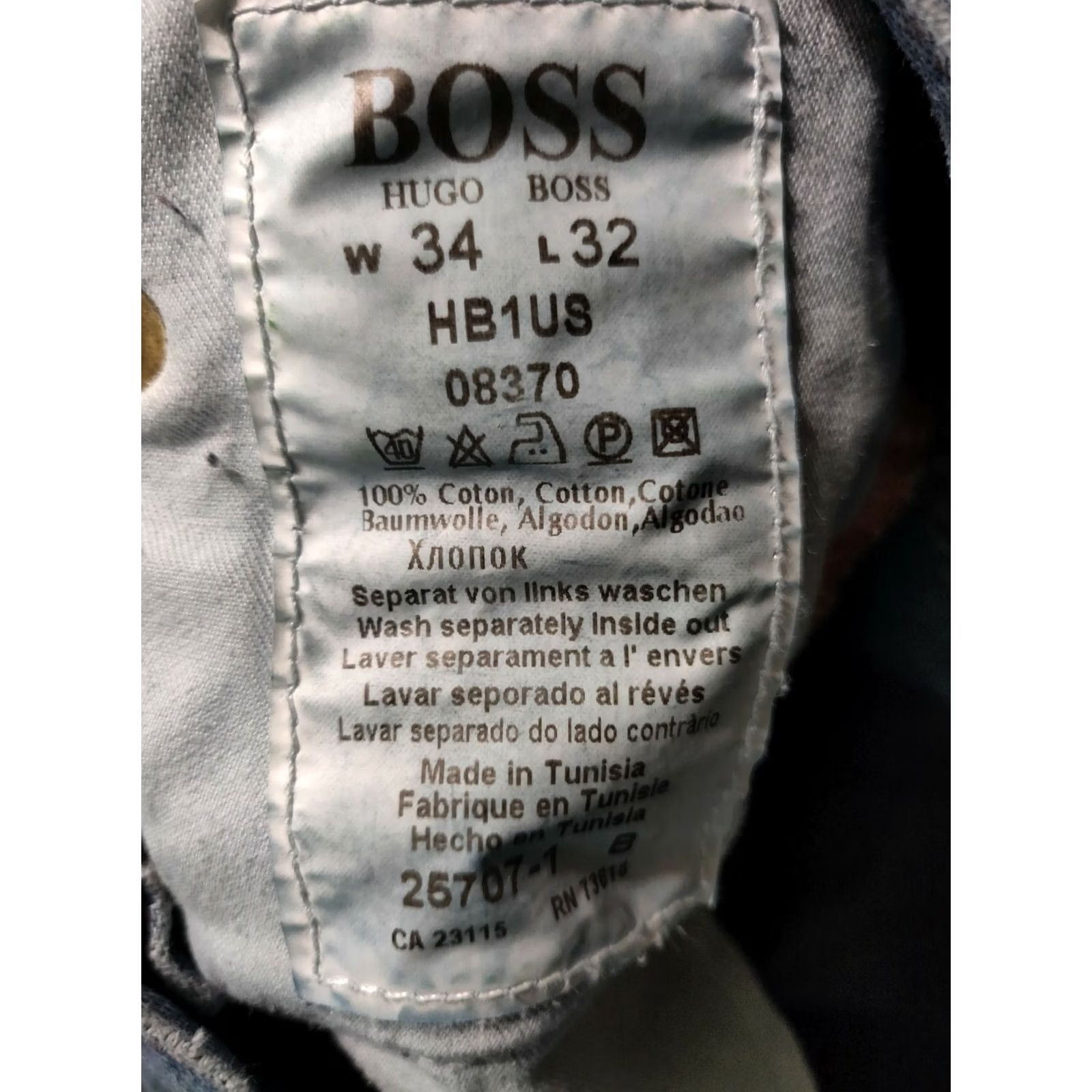 Hugo Boss HUGO BOSS Jeans Denim Light Wash Casual Designer Men's 32x30 Size US 32 / EU 48 - 5 Thumbnail
