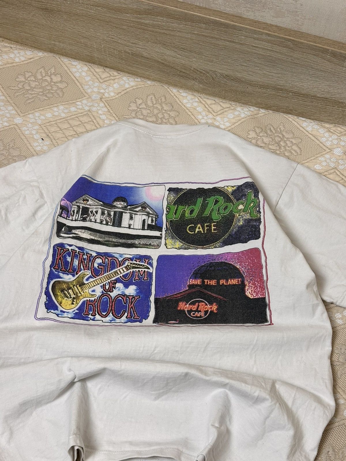 Hard Rock Cafe 🔥 Vintage 90s Hard Rock Orlando Graphic T Shirt 3D Emblem Size US L / EU 52-54 / 3 - 2 Thumbnail