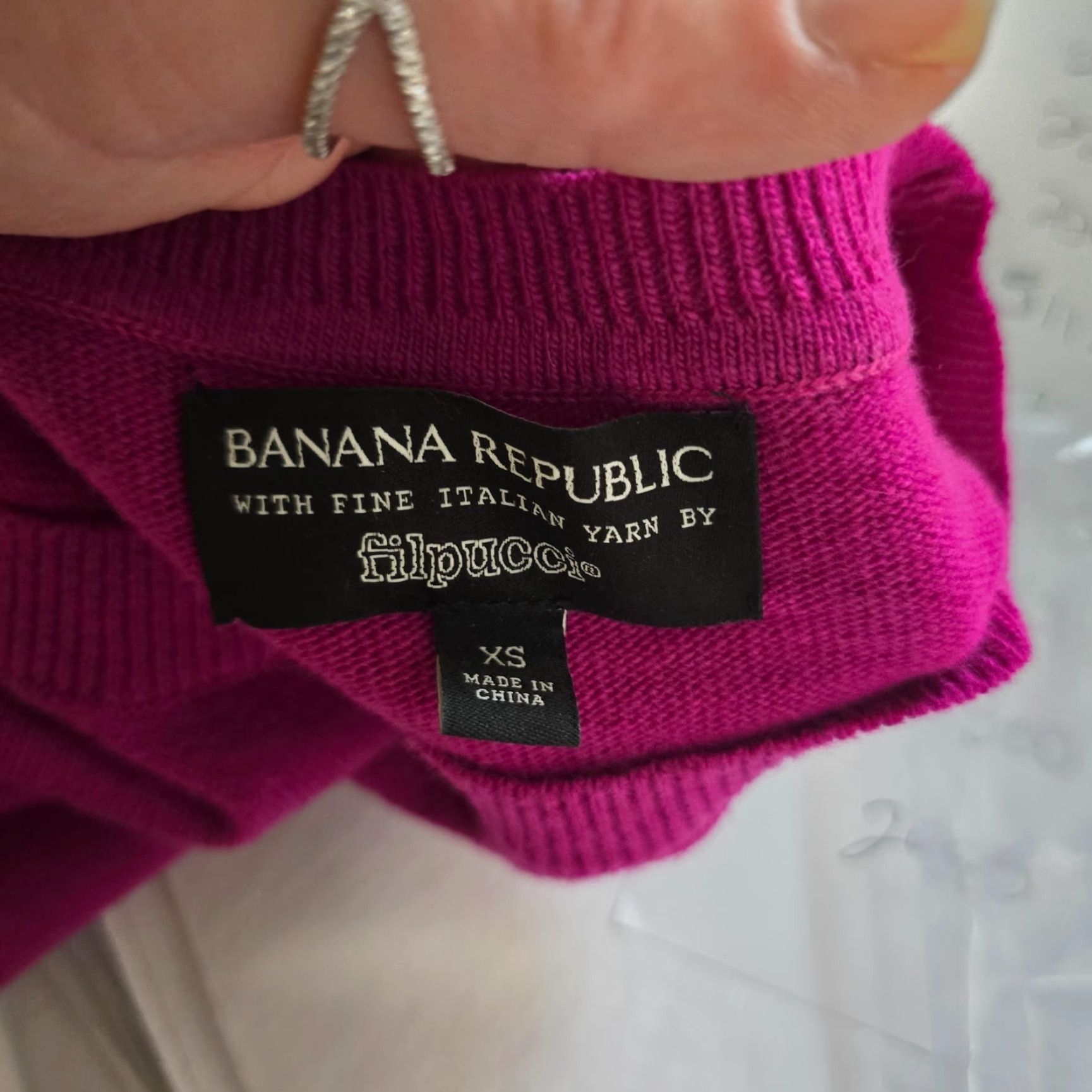 Banana Republic Banana Republic Sweater Womens XS Pink Merino Wool Cashmere Crew Knit Pullover Casual Fall Winter 3-4 Size XS / US 0-2 / IT 36-38 - 3 Thumbnail