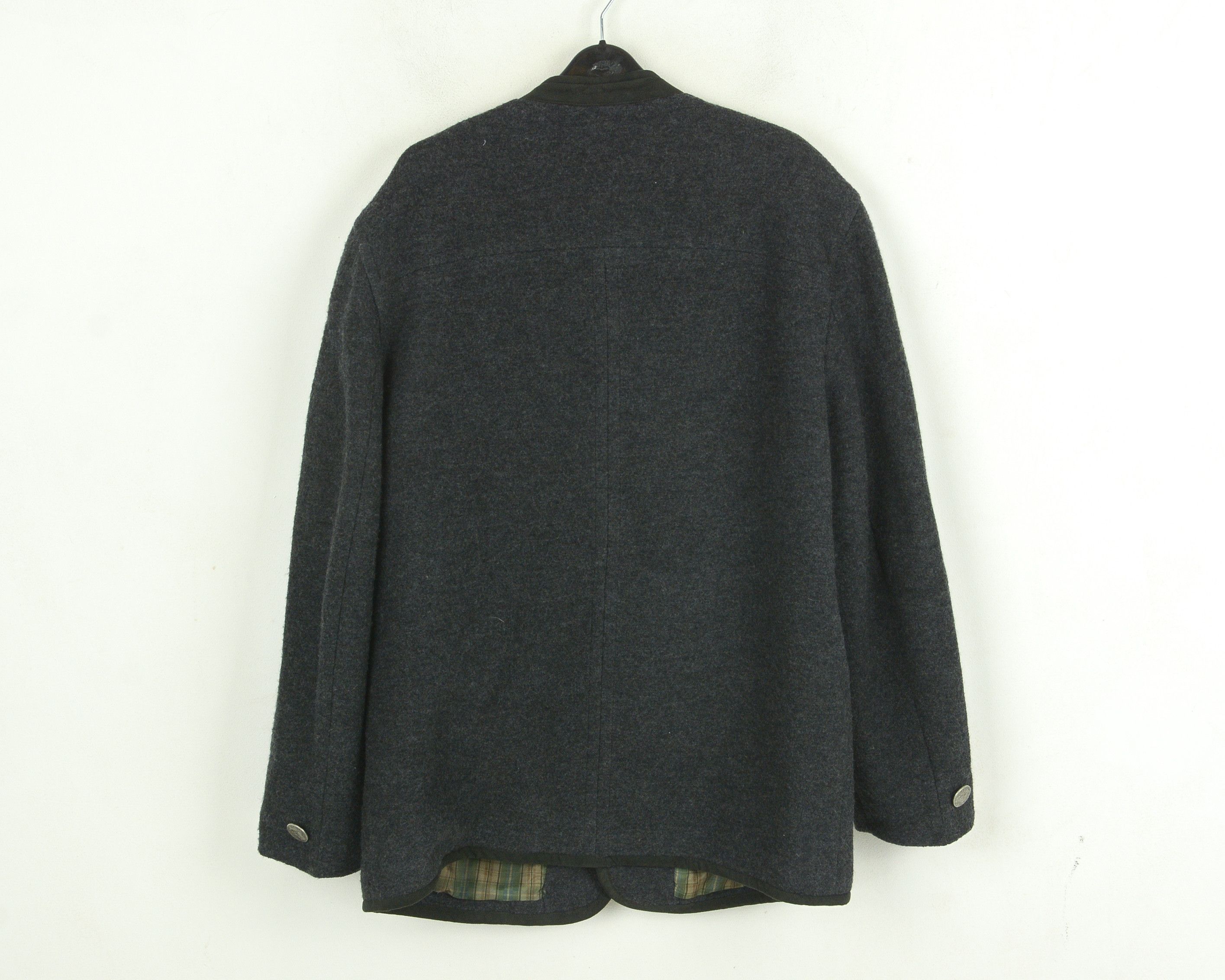 Julius JULIUS LANG Boiled Wool L Blazer Coat Trachten Jacket EU 52 Size 42R - 8 Thumbnail