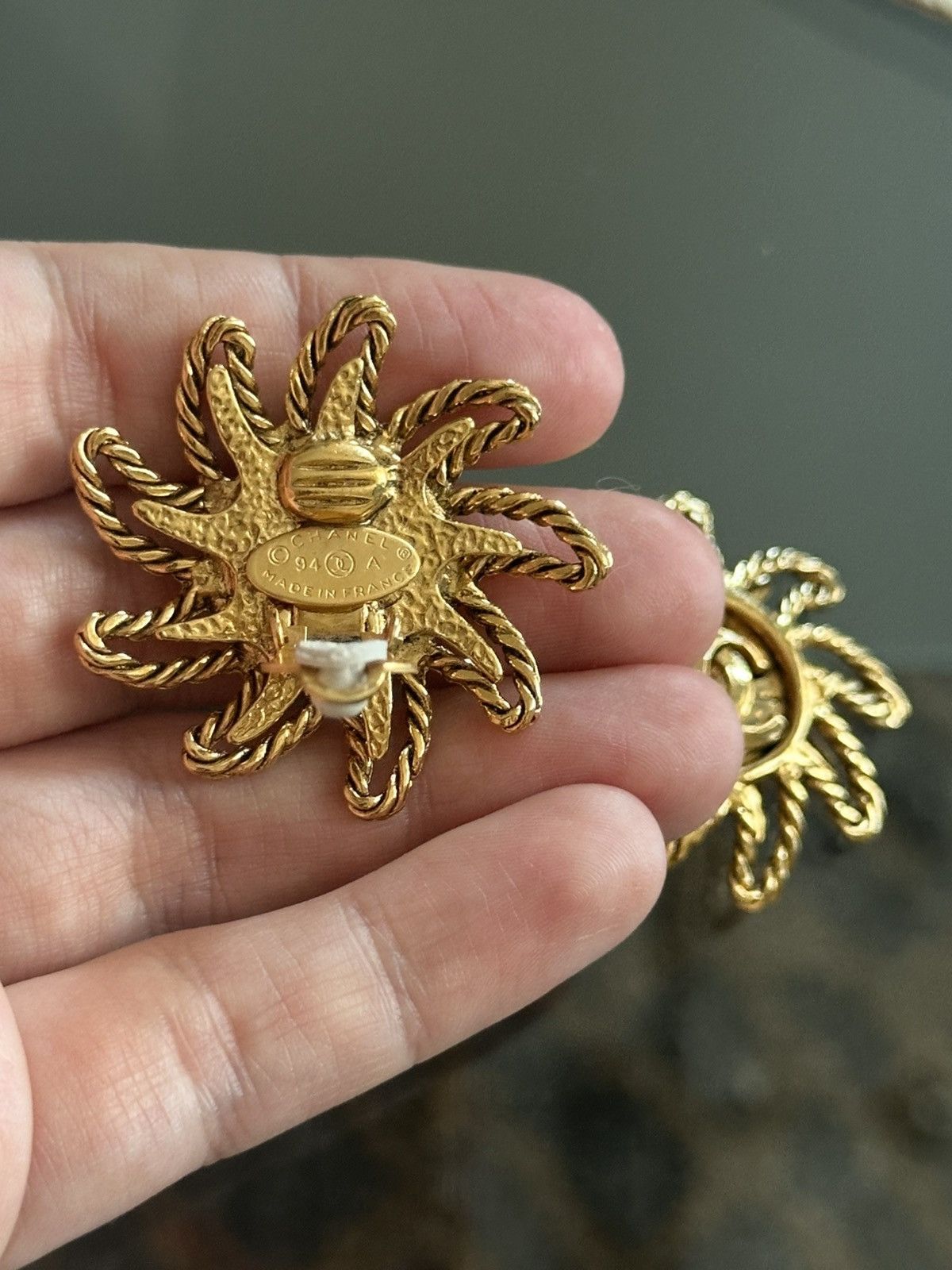 Chanel Chanel sun motif clip-on-earrings 94A Size ONE SIZE - 4 Thumbnail