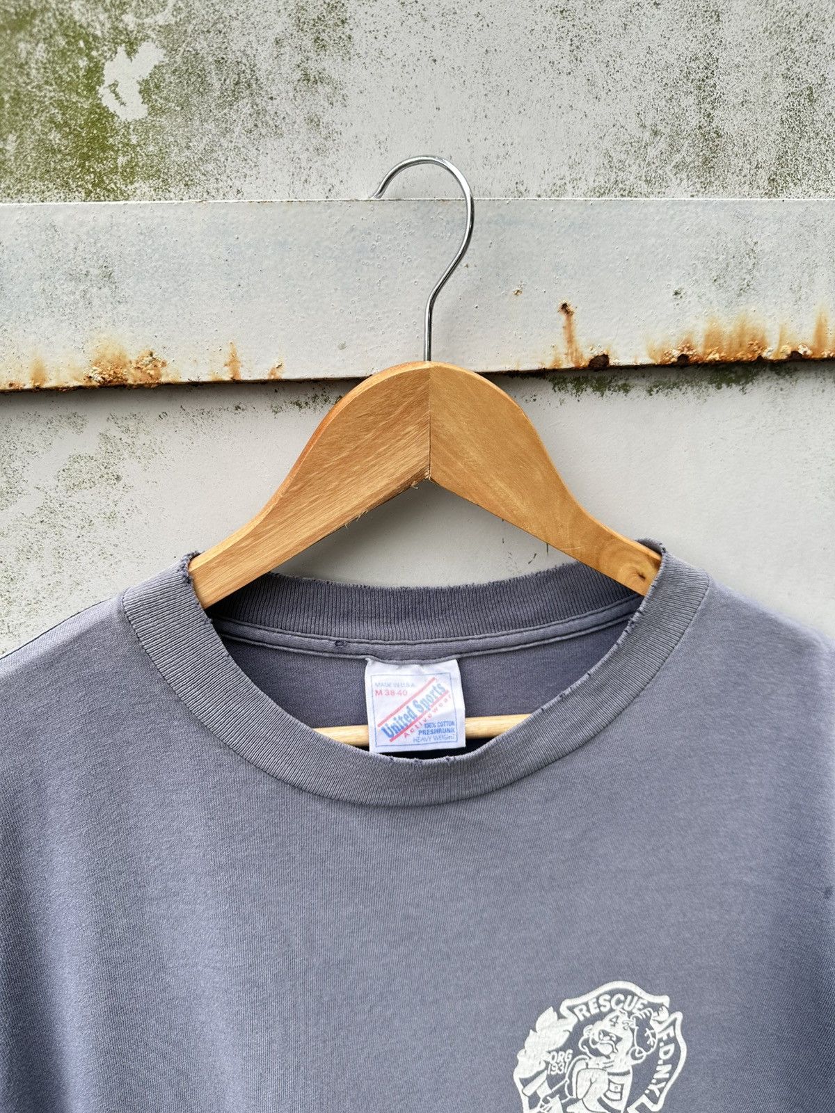 Vintage FDNY Sun Faded Thrashed Distressed ERD Grunge Size US M / EU 48-50 / 2 - 6 Thumbnail