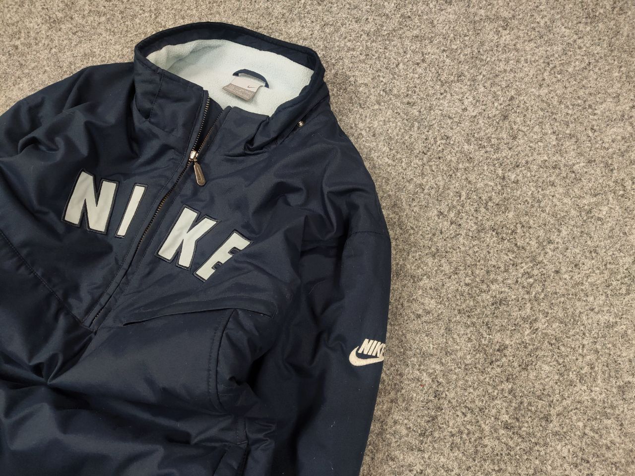 Nike Vintage 90's Nike Center Logo Anorak Pocket Light jacket Size US S / EU 44-46 / 1 - 4 Thumbnail