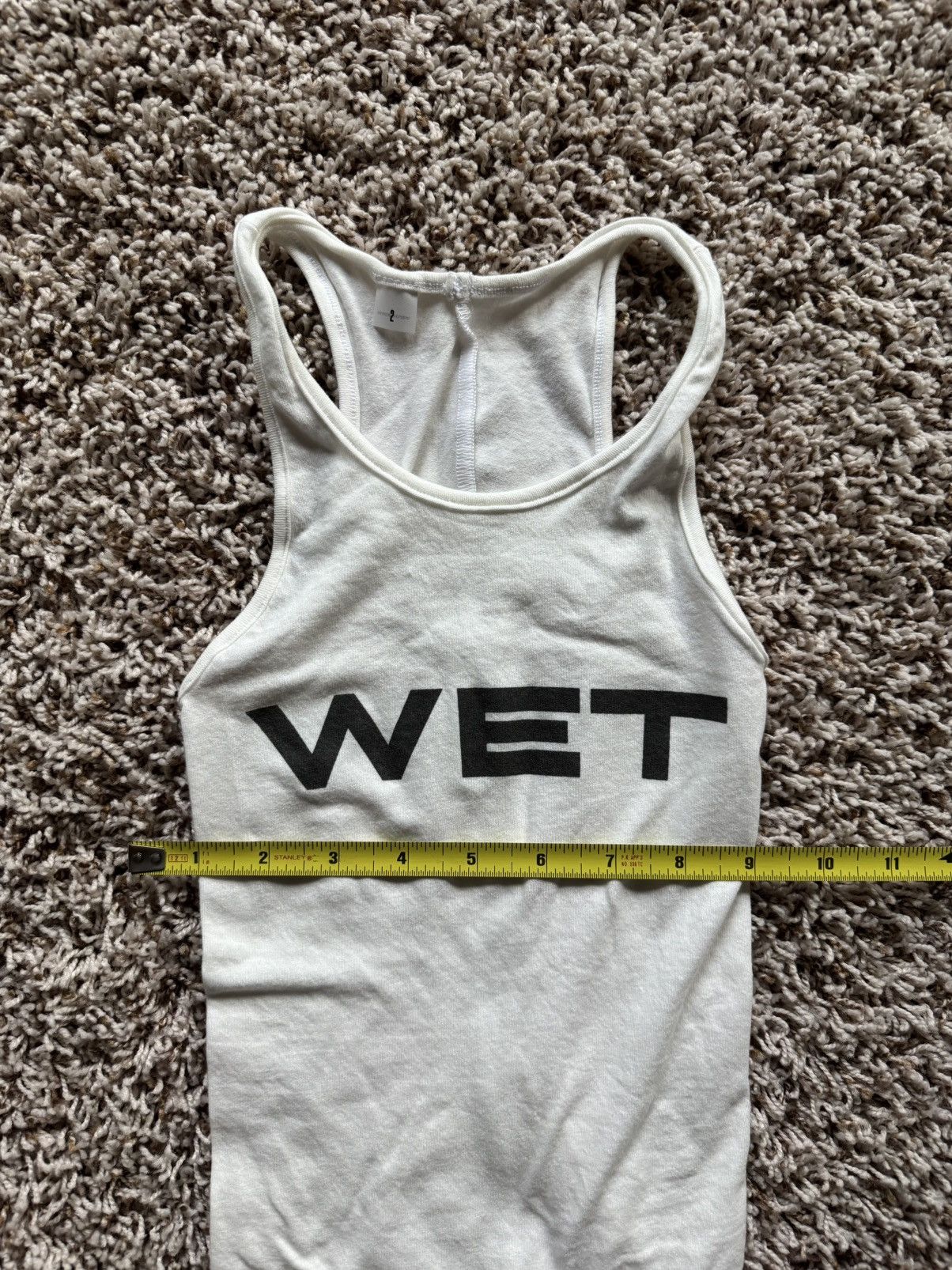Mowalola × Yeezy Yeezy x Mowalola Wet Tank White Size M / US 6-8 / IT 42-44 - 7 Thumbnail