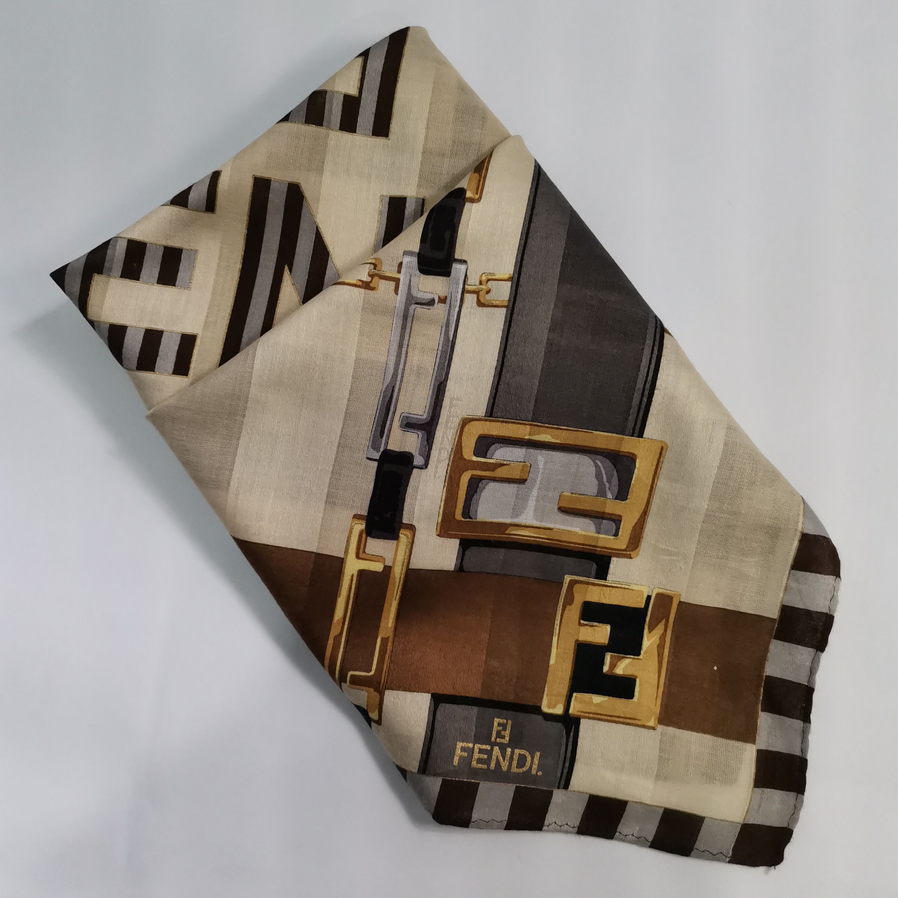 Fendi FENDI HANDKERCHIEF/ BANDANA/ SCARF Size ONE SIZE - 1 Thumbnail