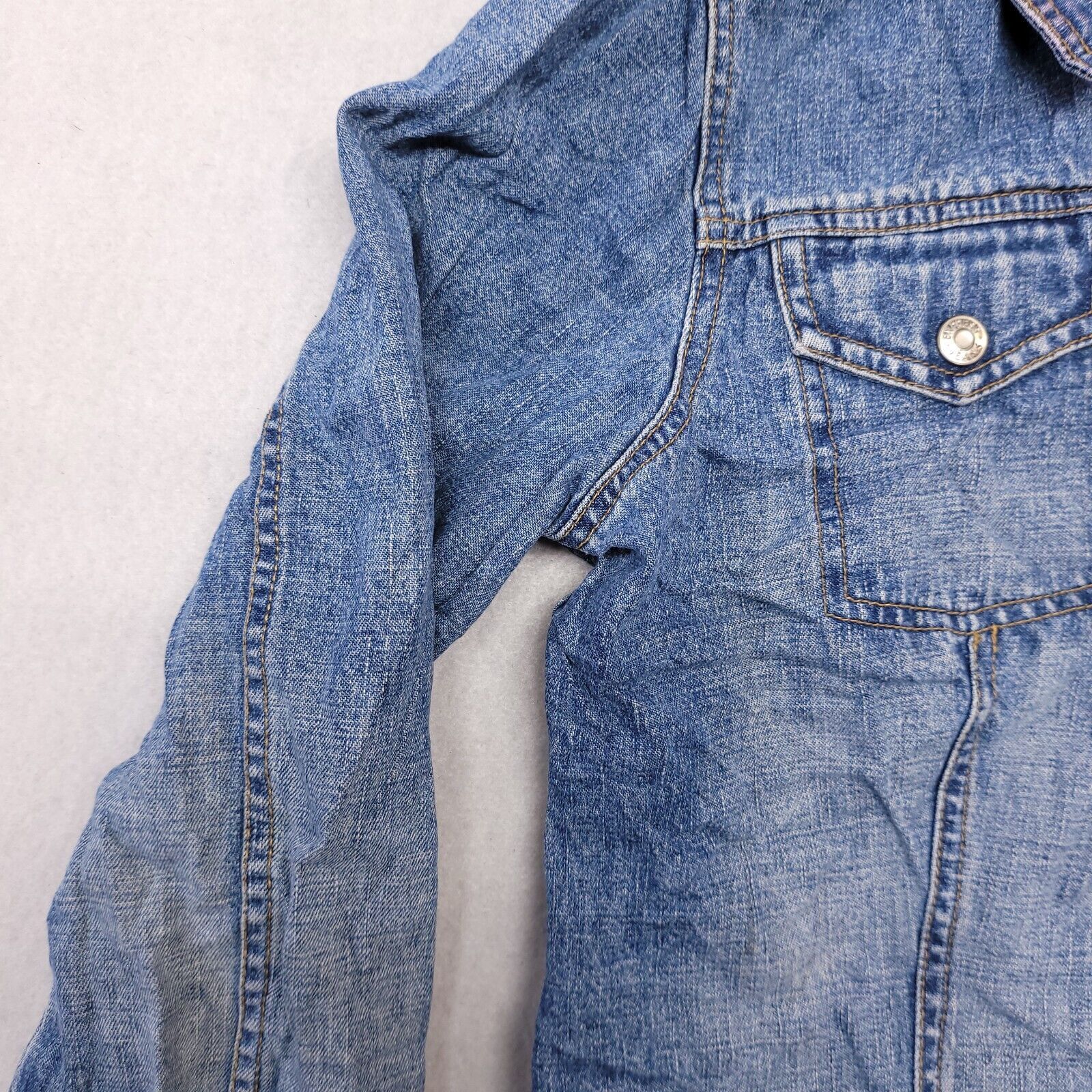 Express Express Jeans Button Up Denim Jean Jacket Womens Size M Blue Size M / US 6-8 / IT 42-44 - 4 Thumbnail
