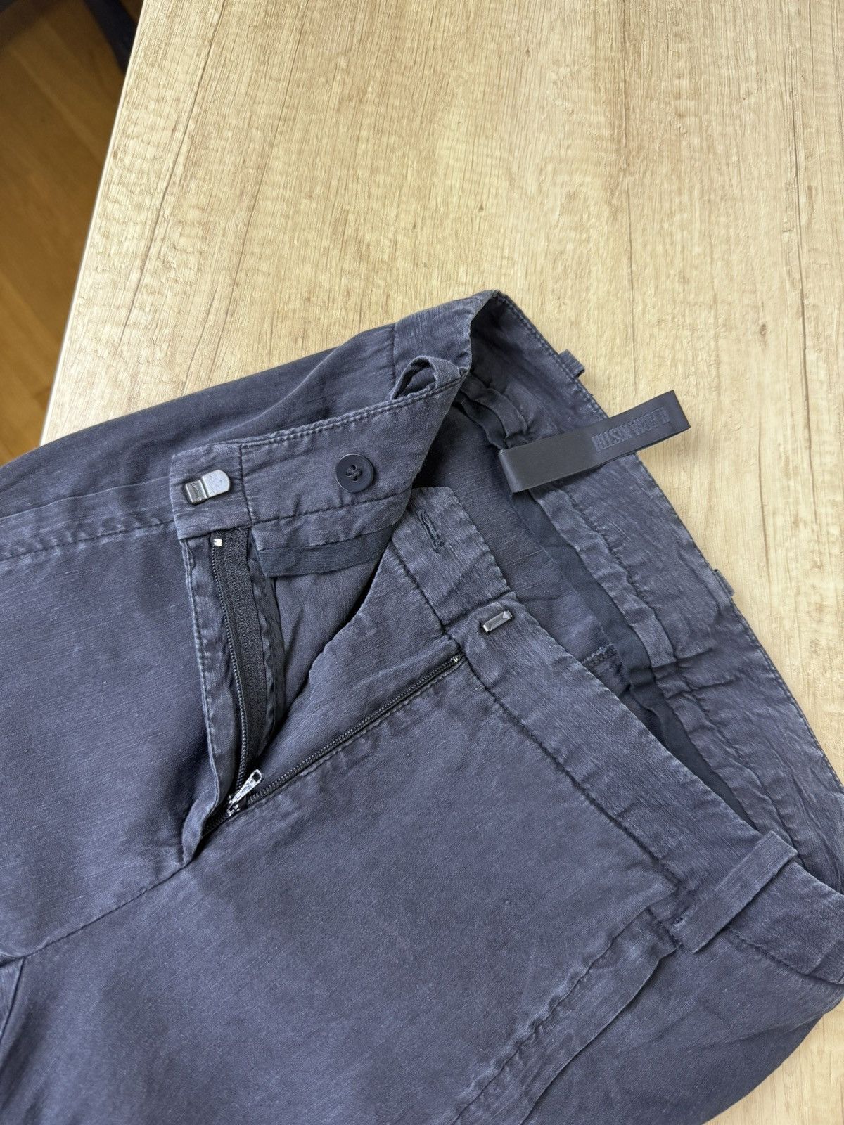 Label Under Construction Label Under Construction Linen Blend Slim Pants — Size 38 Size 34" / US 12 / IT 48 - 4 Thumbnail