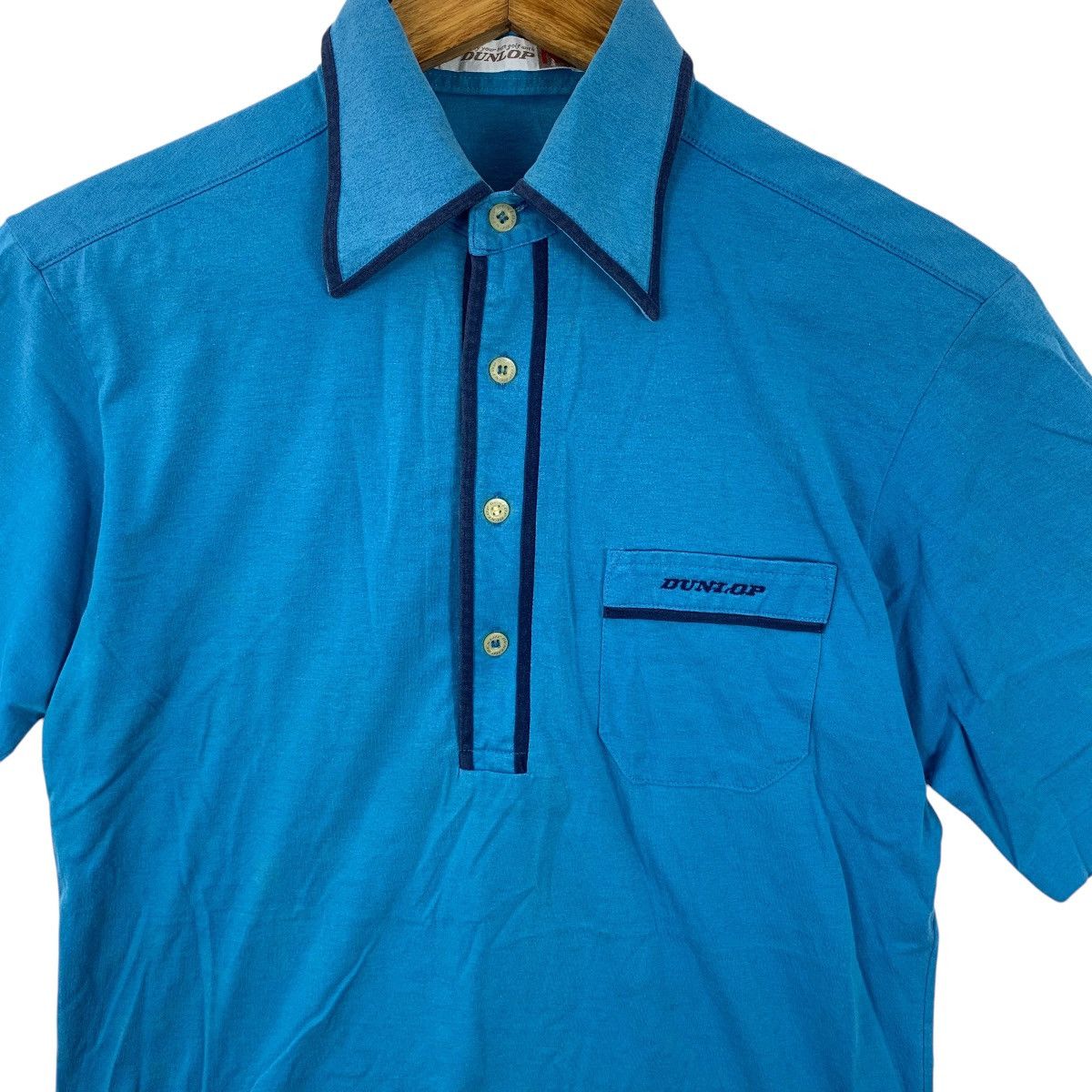 Dunlop Vintage 80’ DUNLOP MOTORSPORT RACING Polo Tee Shirt Top Size US M / EU 48-50 / 2 - 3 Thumbnail