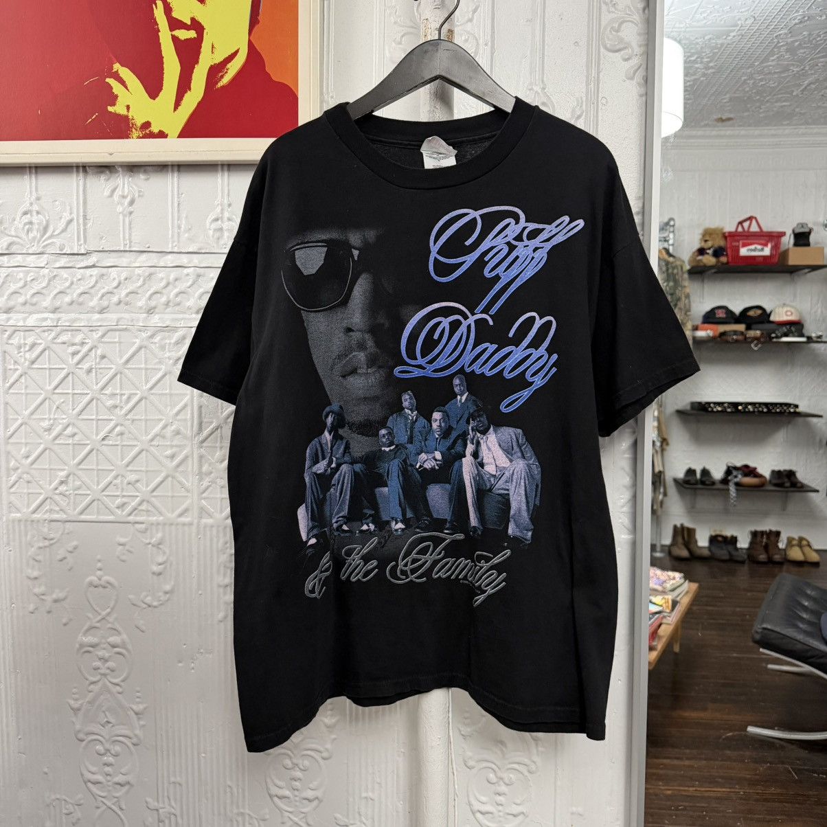 Vintage vintage 1998 puff daddy Diddy tour tee tshjrt Size US XL / EU 56 / 4 - 1 Thumbnail