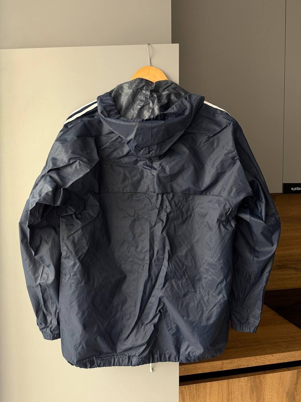 Adidas Rare Vintage 80’s Adidas Ventex Blue Raincoat Fullzip Jacket Size US L / EU 52-54 / 3 - 8 Thumbnail
