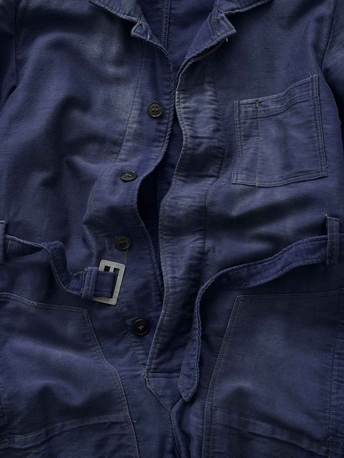 Vintage 1960s Vintage Soviet Union Work Mechanic Coveralls Size US 32 / EU 48 - 4 Thumbnail