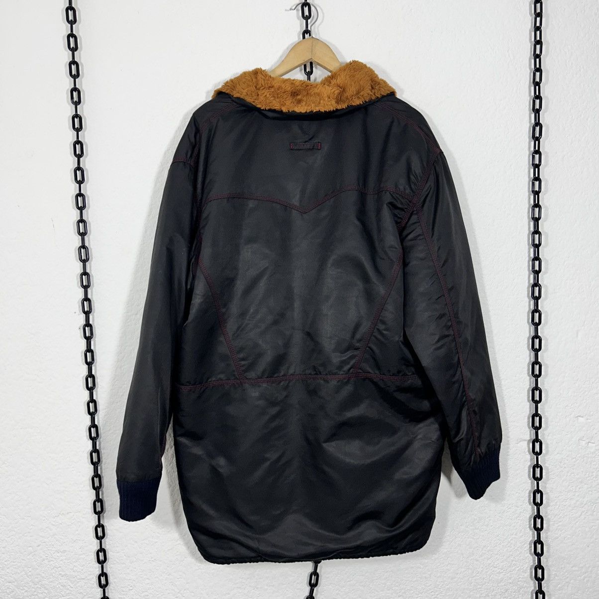 Jean Paul Gaultier GAULTIER JEAN’S AVIATOR JACKET FAUX FUR ARCHIVE 90’s Size US L / EU 52-54 / 3 - 4 Thumbnail