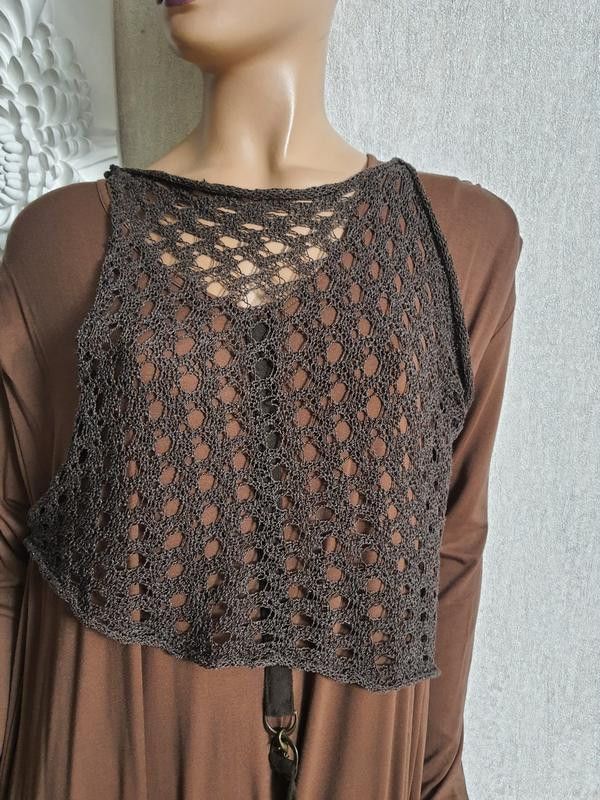 Other Avant Garde brown dress maxi sz L new condition with tags Size L / US 10 / IT 46 - 7 Thumbnail