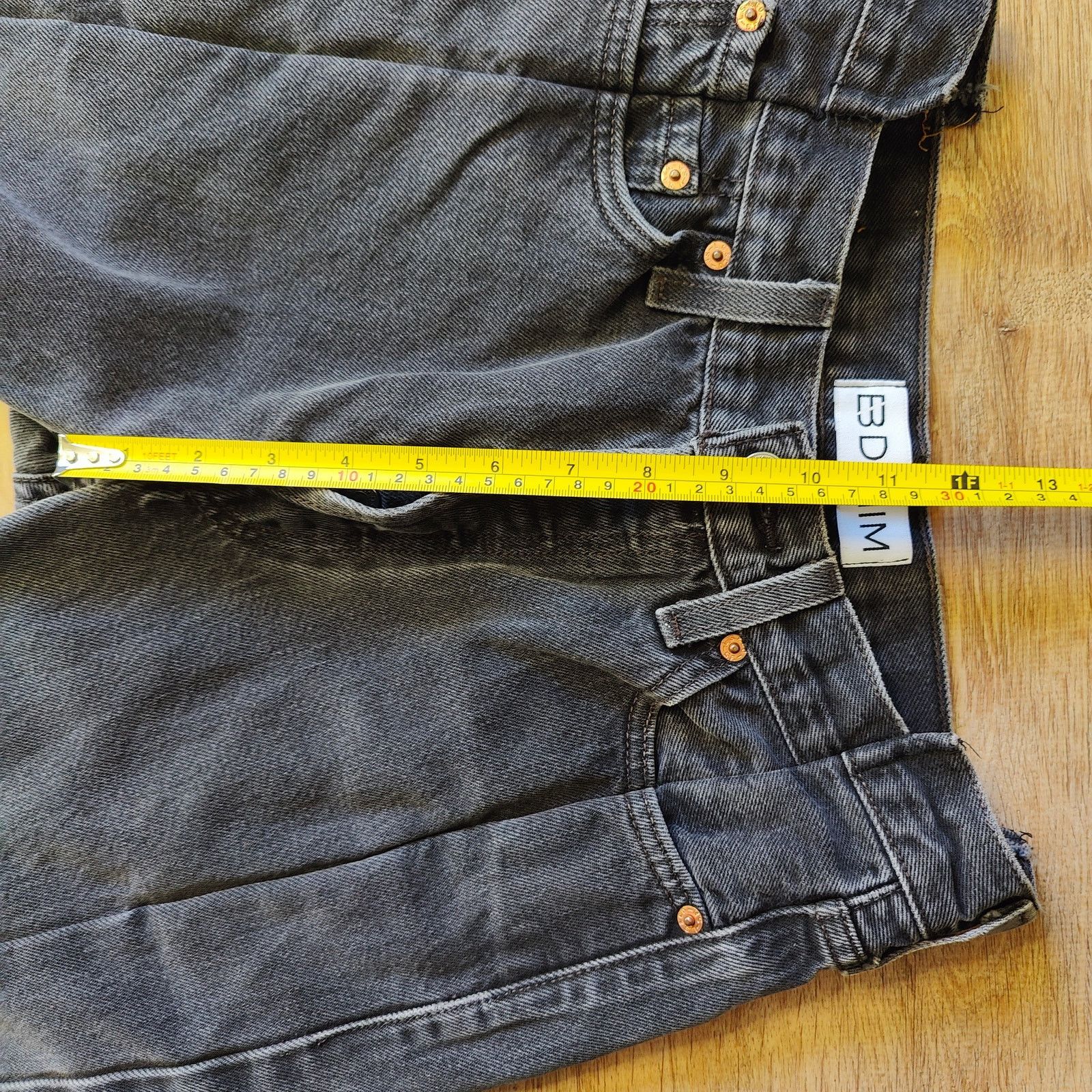 EB Denim EB Denim OG Reworked Levi's Womens 26 Gray Wash Size 26" / US 2 / IT 38 - 9 Thumbnail