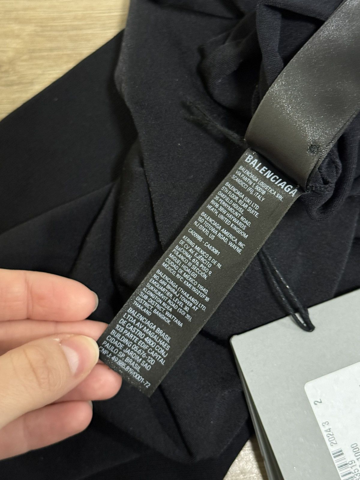 Balenciaga Women’s Balenciaga Long Sleeve Black Mini Dress Size L / US 10 / IT 46 - 11 Thumbnail