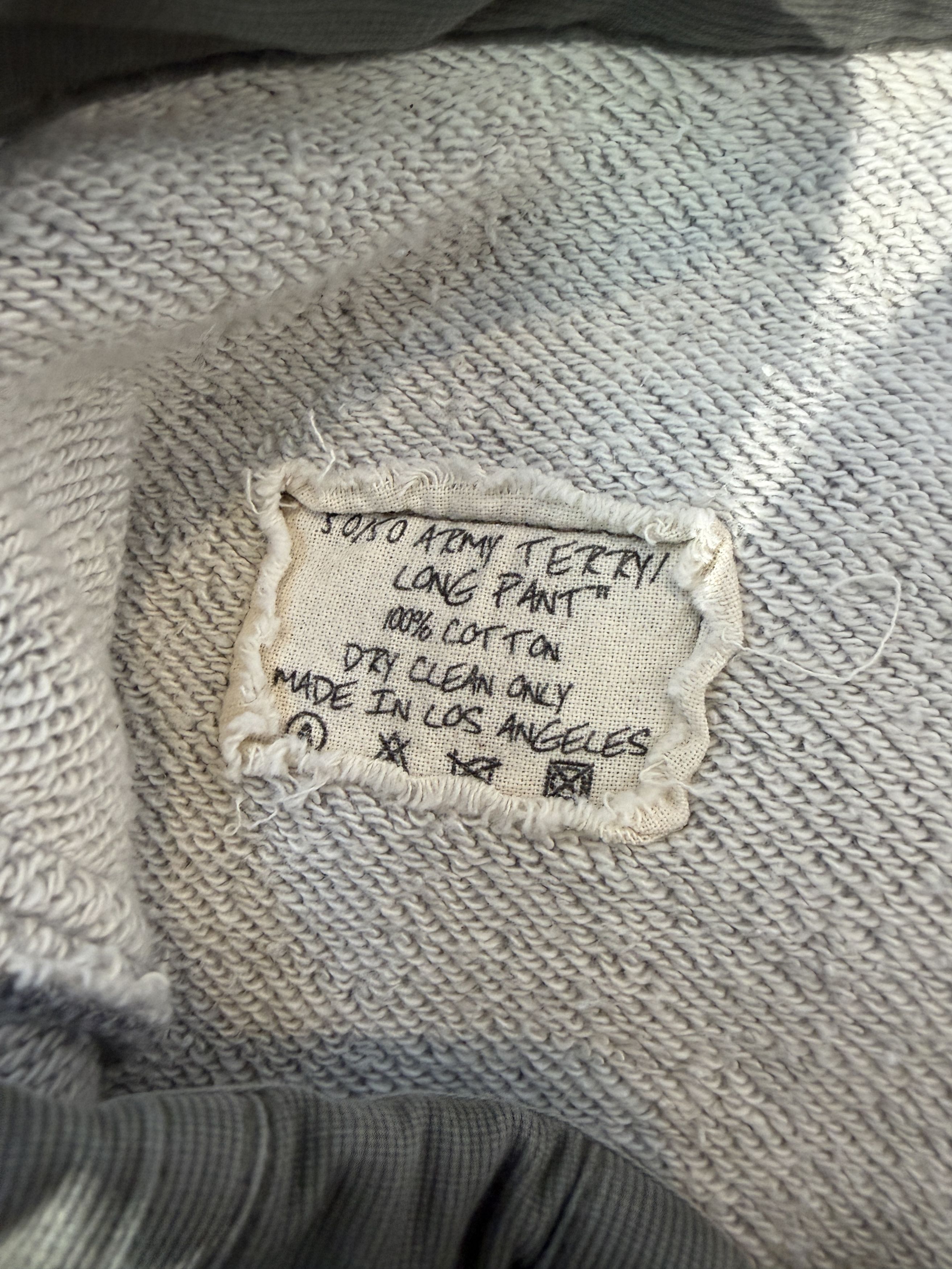 Greg Lauren Greg Lauren 50/50 Army Terry Long Pants Size US 34 / EU 50 - 4 Thumbnail