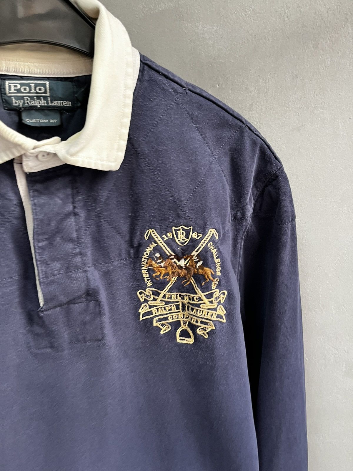 Ralph Lauren × Vintage Polo Ralph Lauren 90s vintage rugby Size US L / EU 52-54 / 3 - 6 Thumbnail