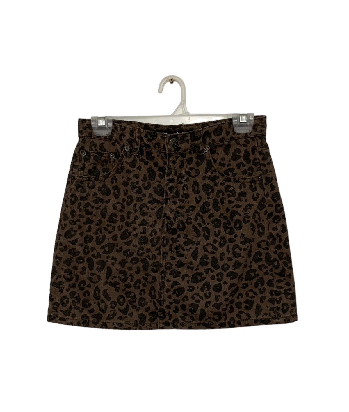 image of Rare Stradivarius Leopard Mini Skirt, Women's (Size 28)