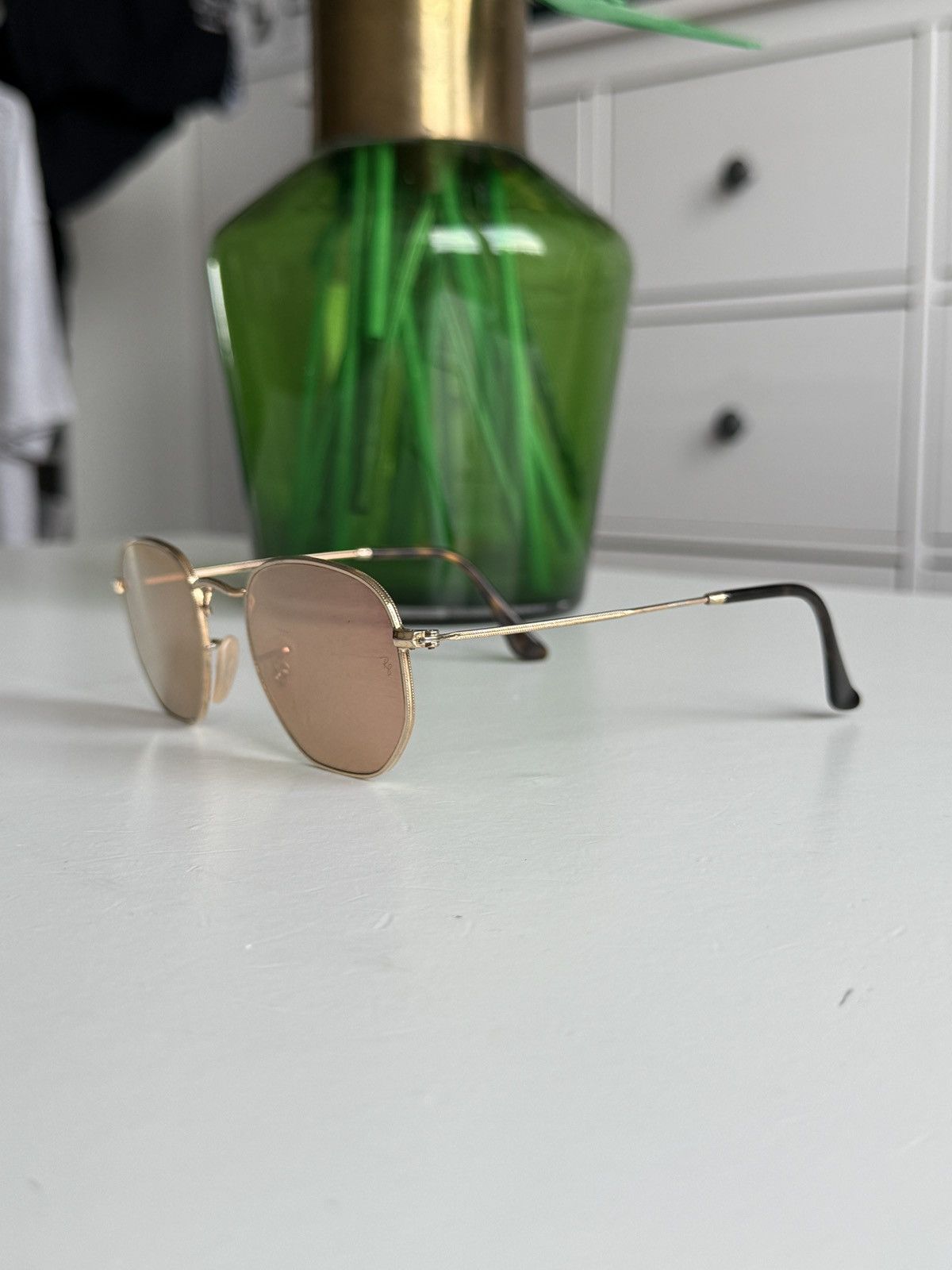 RayBan Ray Ban polarised oval sunglasses designer festival rave y2k Size ONE SIZE - 3 Thumbnail